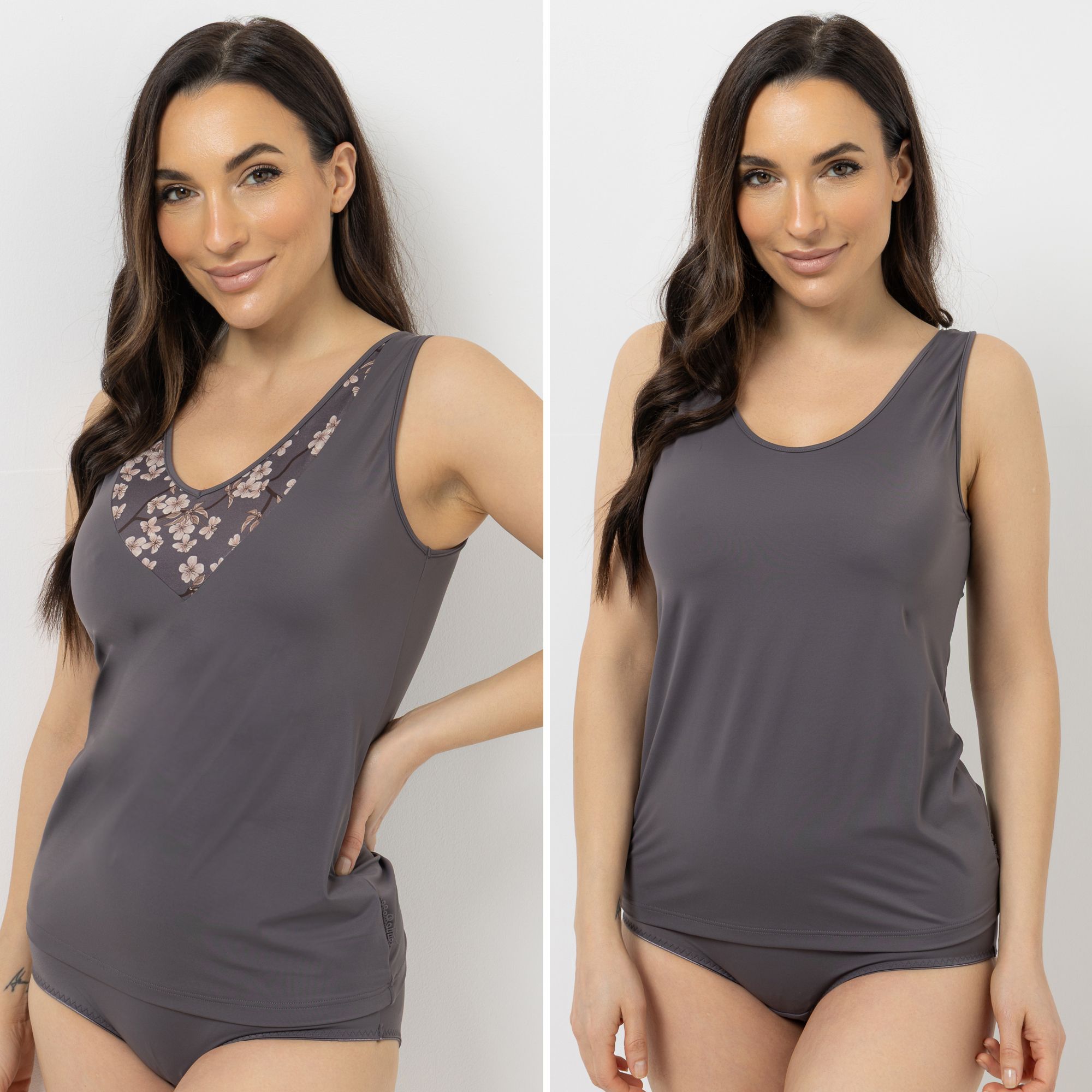 B-Ware LITTLE ROSE 2 Tops Mikrofasermischung 1x bedruckt