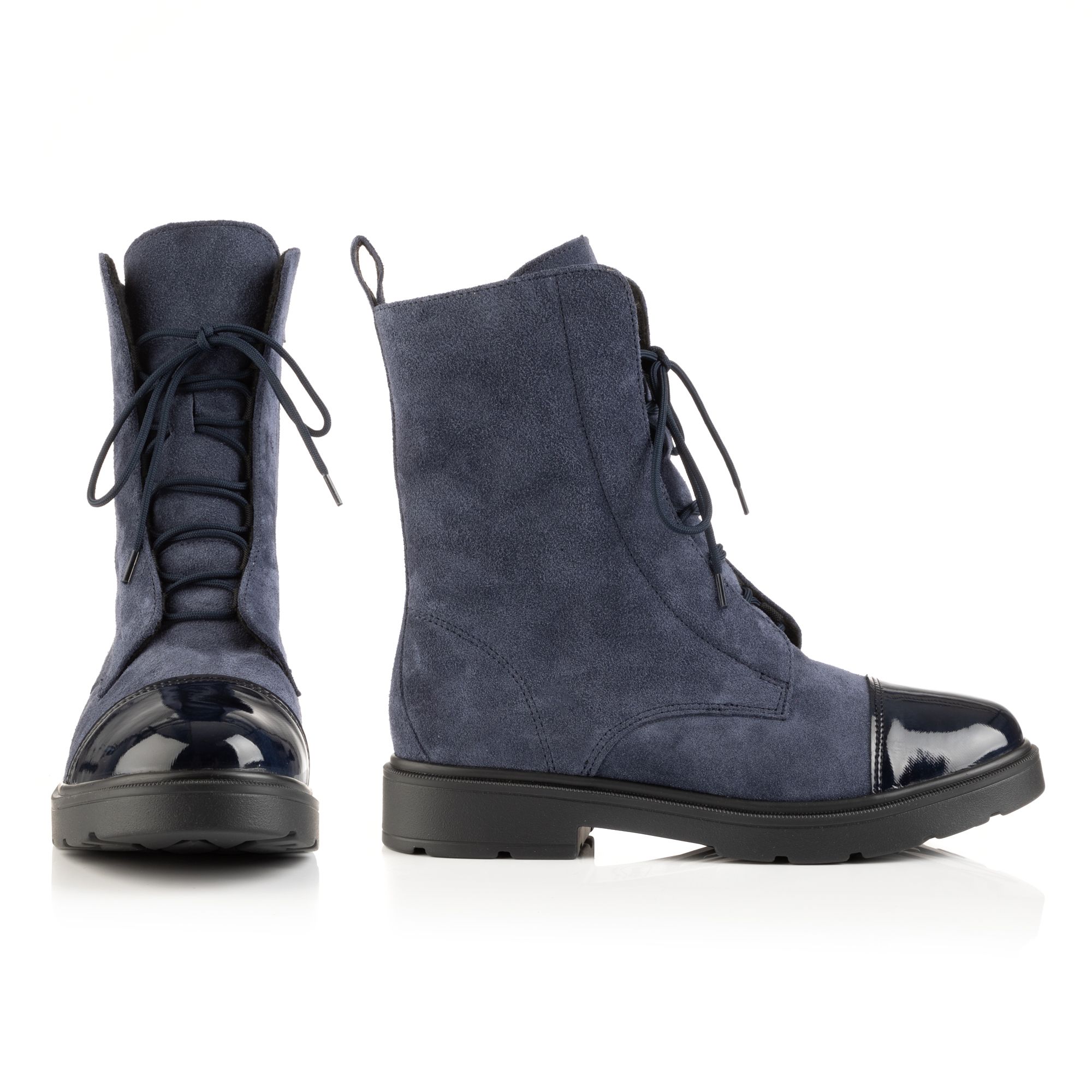 B-Ware VITAFORM Damen-Stiefelette Veloursleder seitl. Reißverschluss