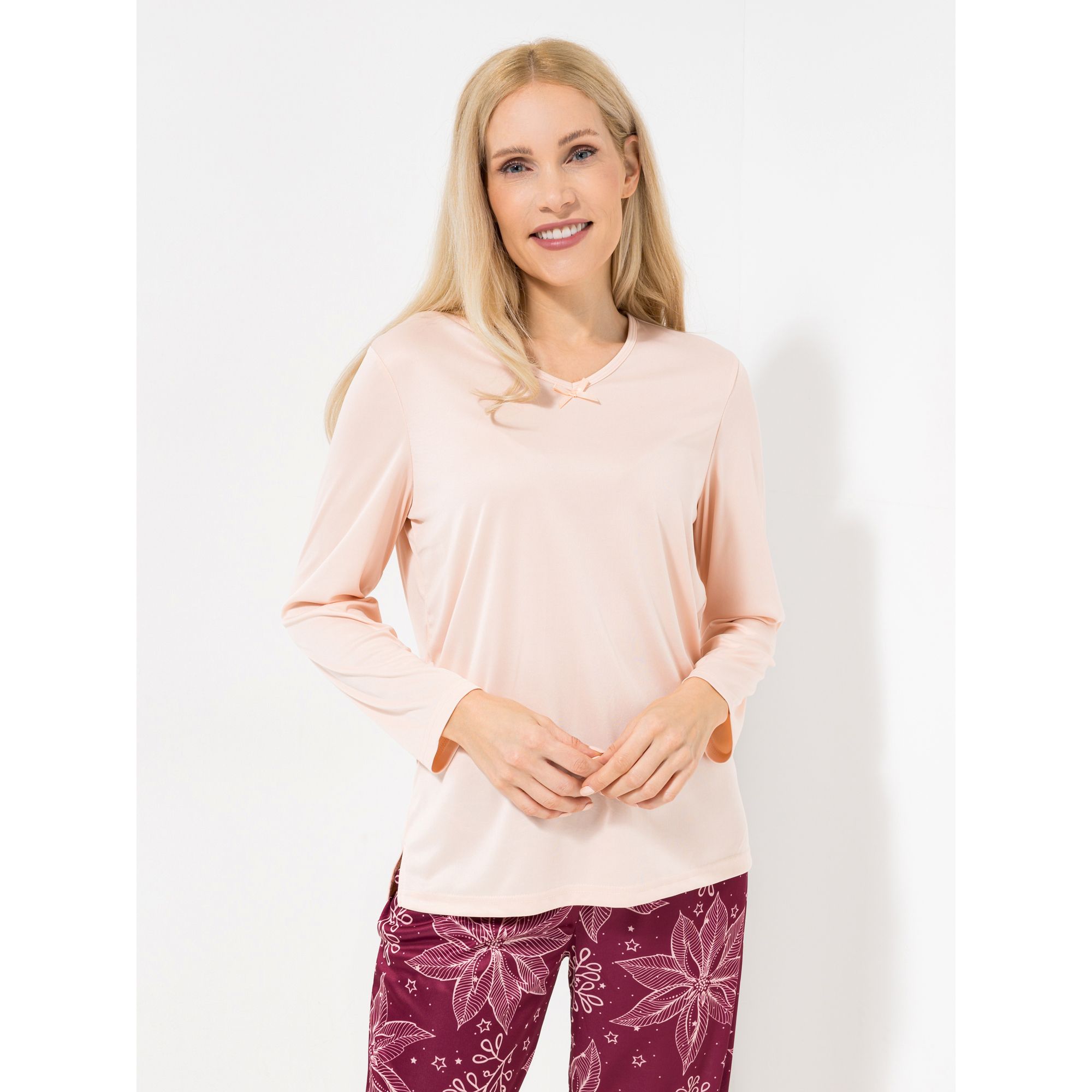 B-Ware LITTLE ROSE 2 Pyjamas Mikrofaser 1 x bedruckt - QVC.de