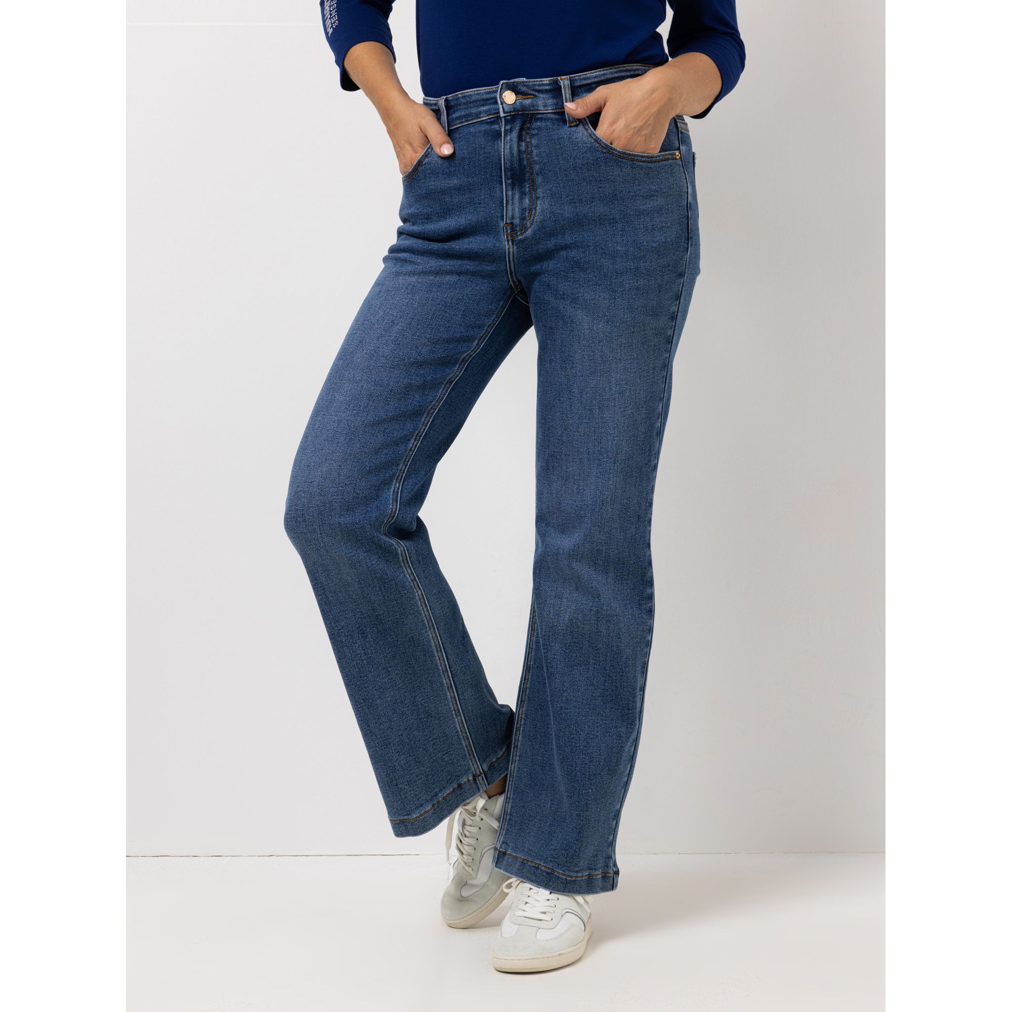 B-Ware KILIAN KERNER SENSES Jeanshose, 1/1-Länge 5-Pocket-Style Super Soft