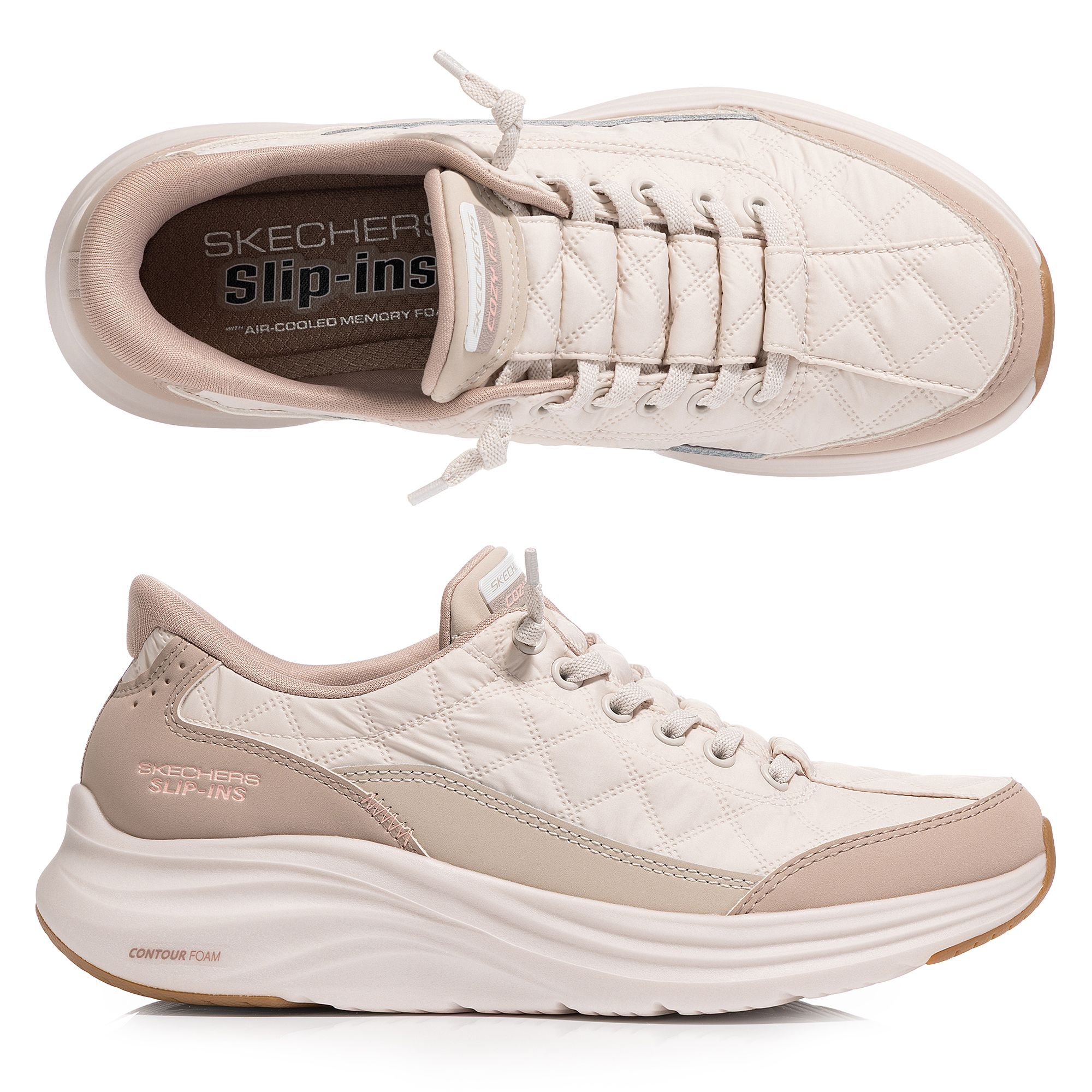 B-Ware SKECHERS Damen-Slipper Contour Foam Cozy Fit