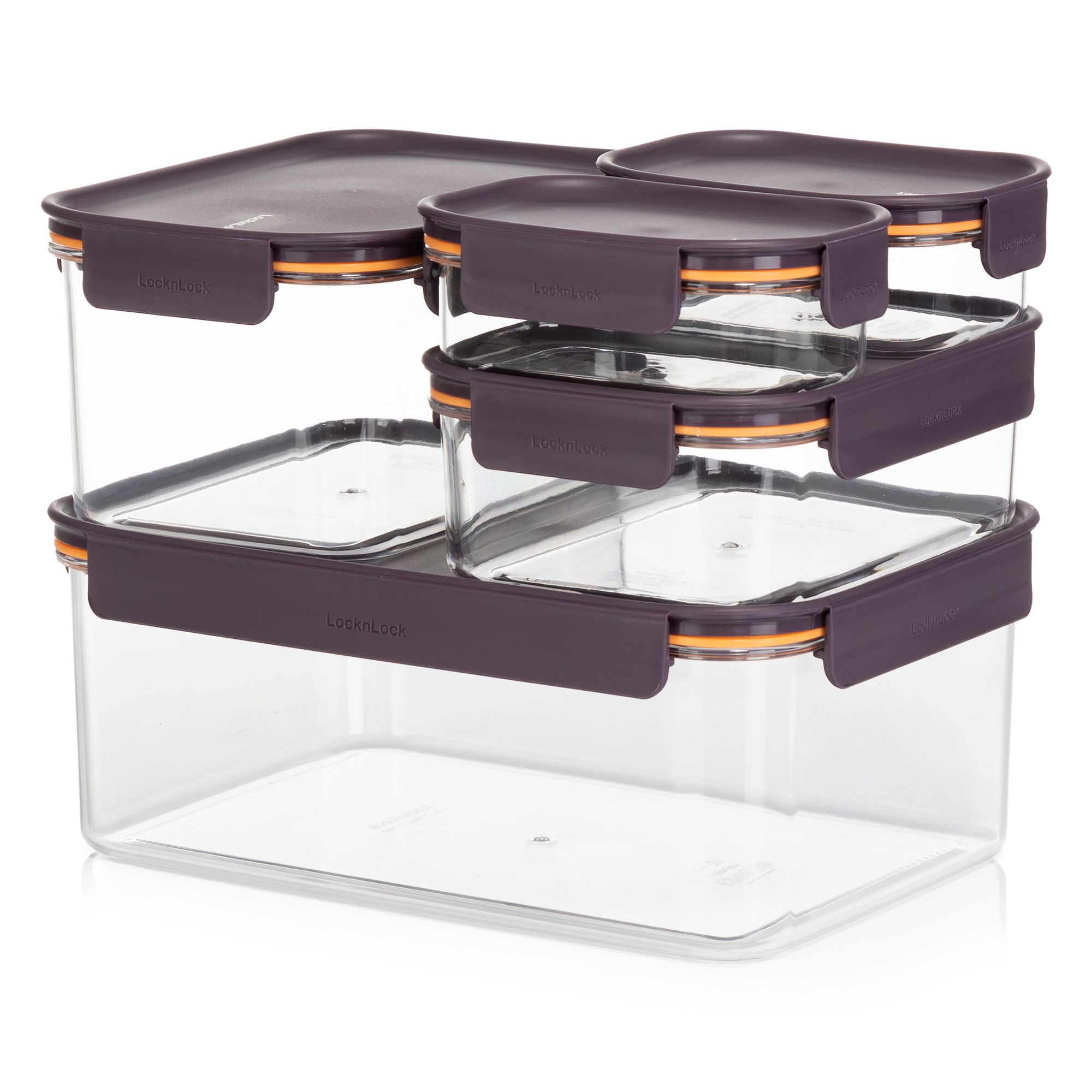 B-Ware LocknLock Frischhaltedosen-Set 5tlg., Tritan 260ml-3,5L