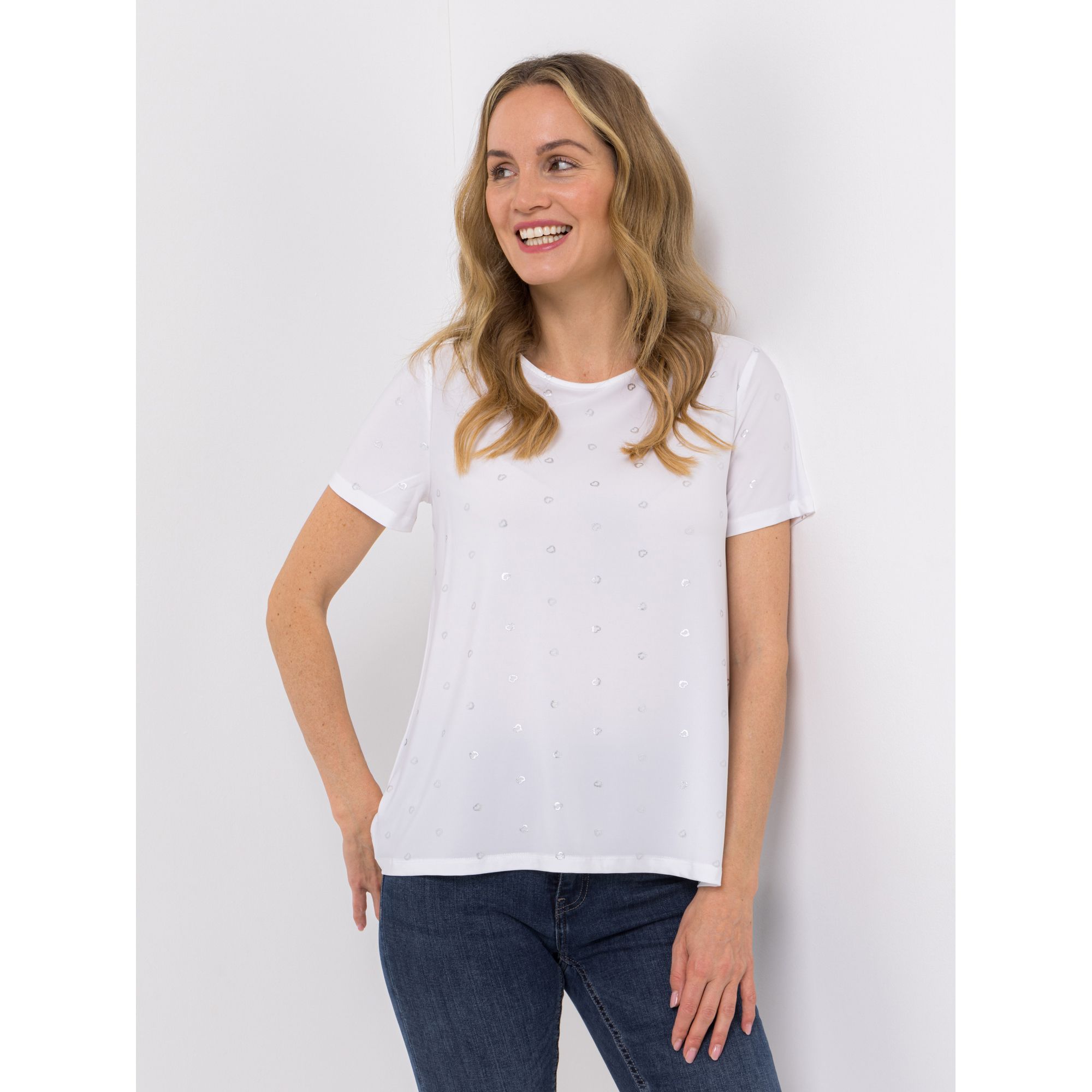 B-Ware KIM & CO. Shirt, 1/2-Arm Brazil Knit Jersey Folien-Druck