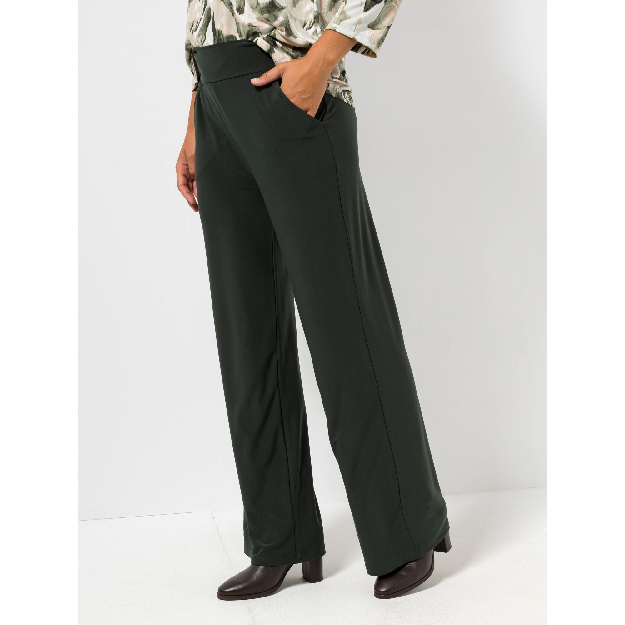 B-Ware KIM & CO. Hose Kim, lange Form Deluxe Brazil Knit 2 Eingrifftaschen