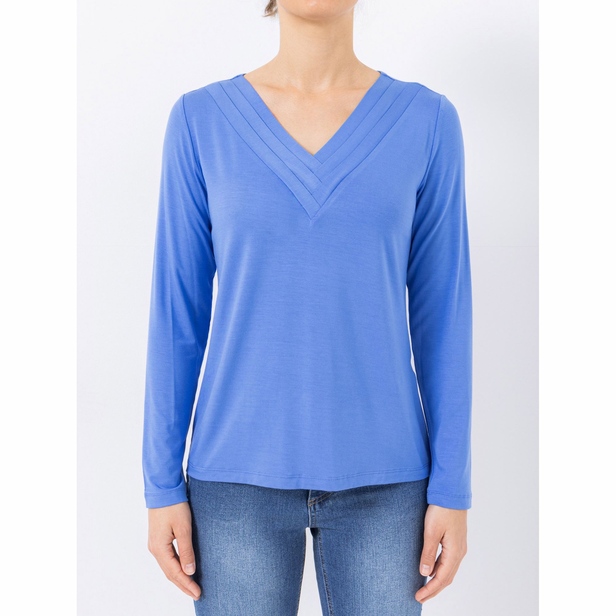 B-Ware STEFFEN SCHRAUT Shirt V-Ausschnitt mit ECOVERO Viskose