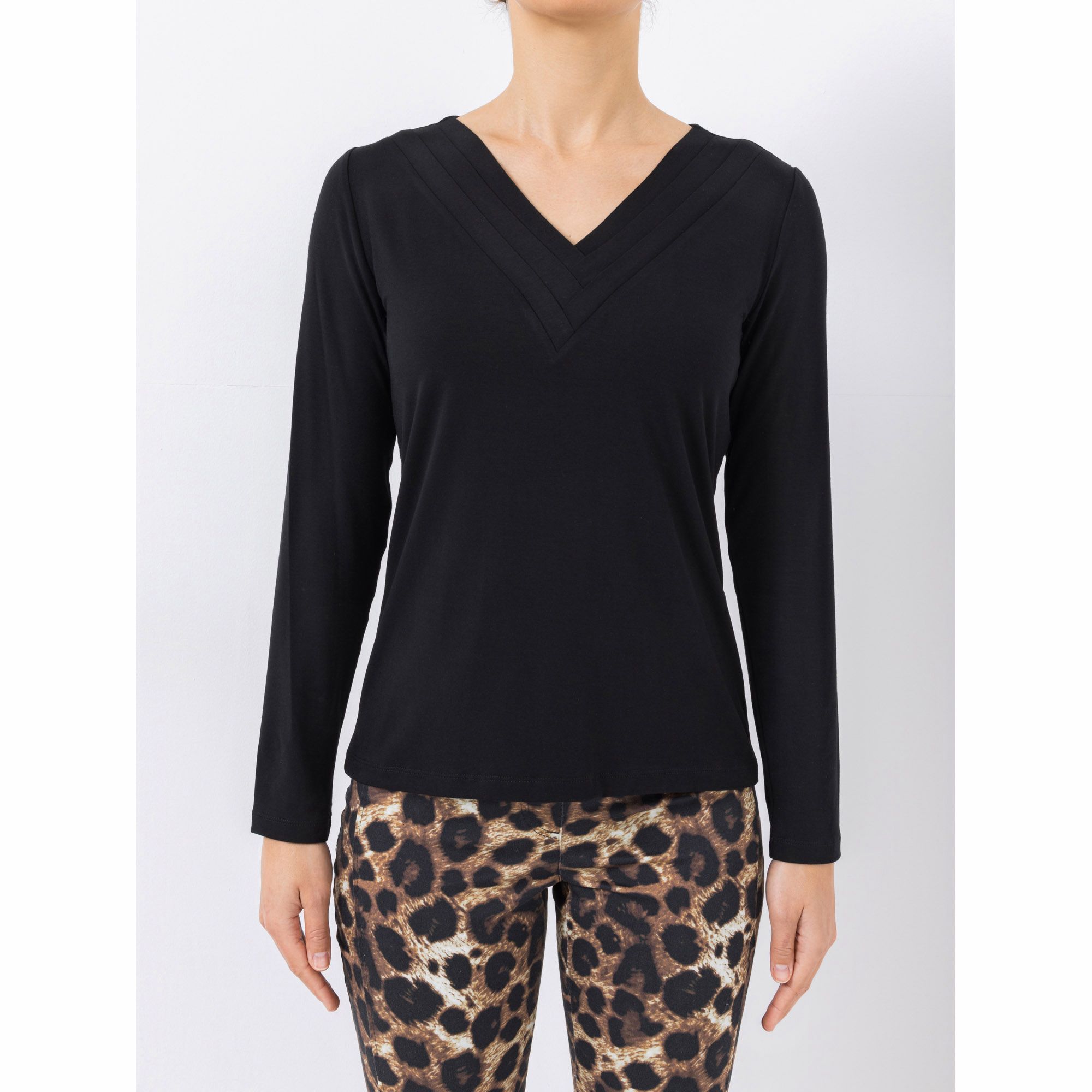 B-Ware STEFFEN SCHRAUT Shirt V-Ausschnitt mit ECOVERO Viskose