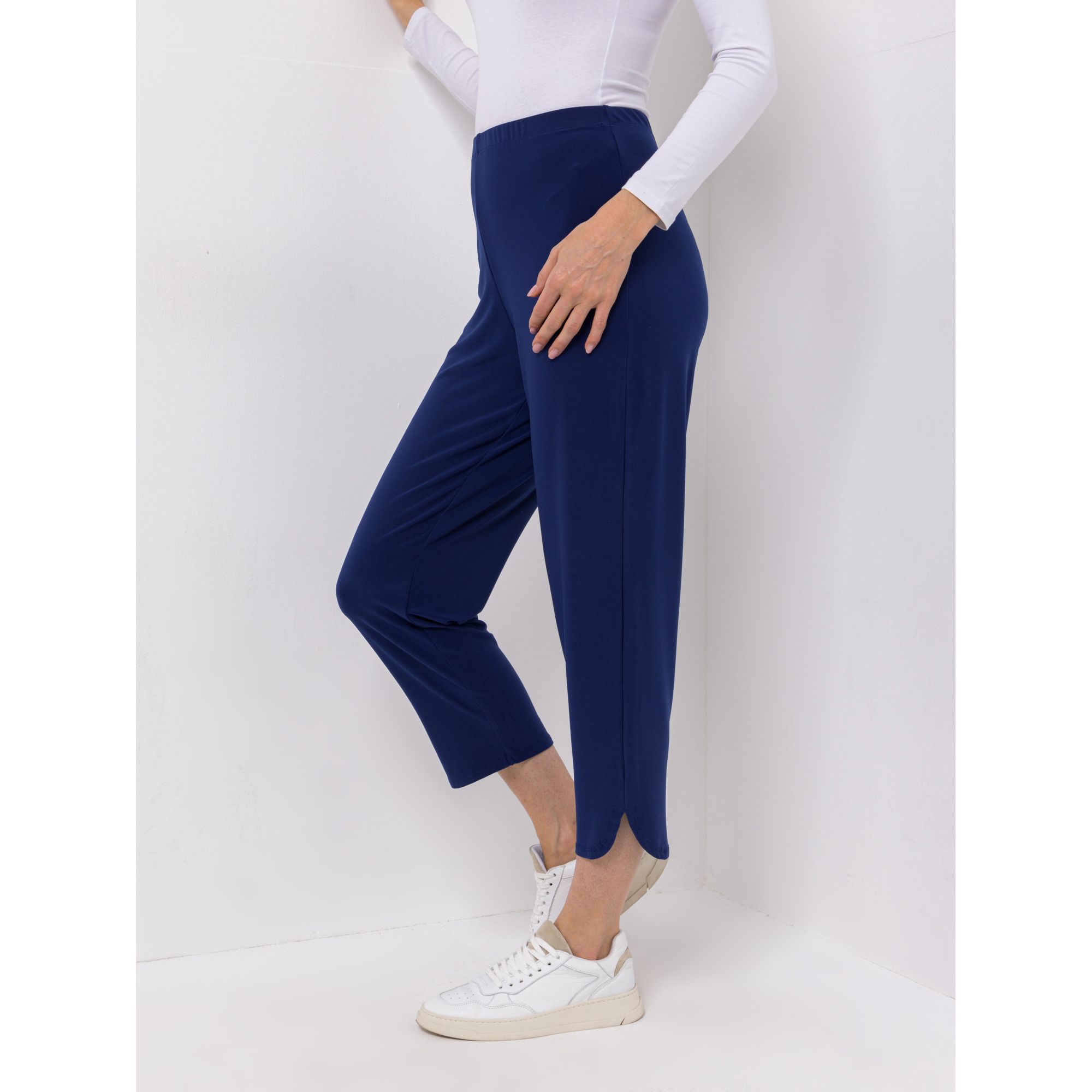 B-Ware KIM & CO. Hose, 7/8-Länge Deluxe Brazil Knit abgerundeter Saum