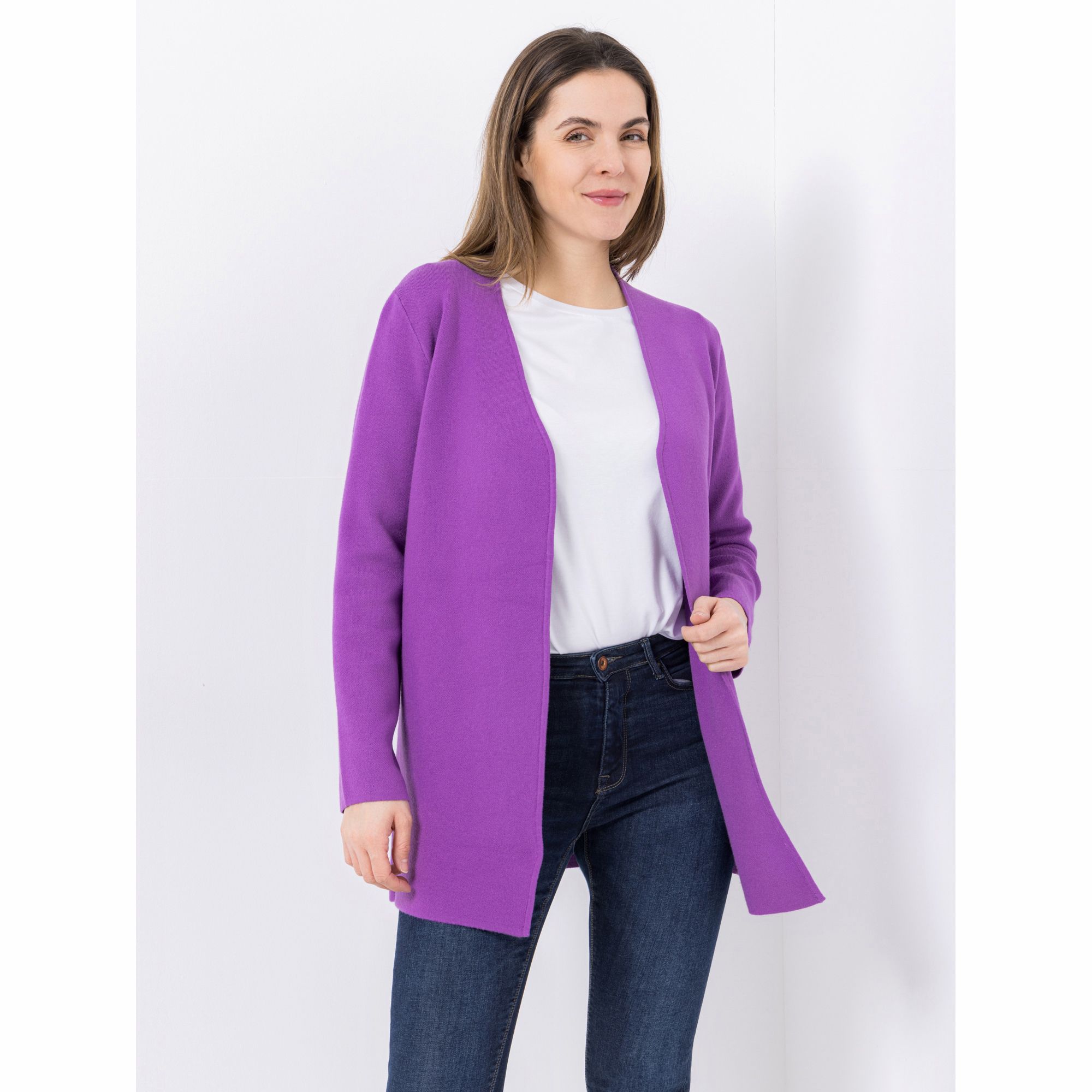 B-Ware ANNI FOR FRIENDS Longcardigan, Alina 1/1-Arm offene Front