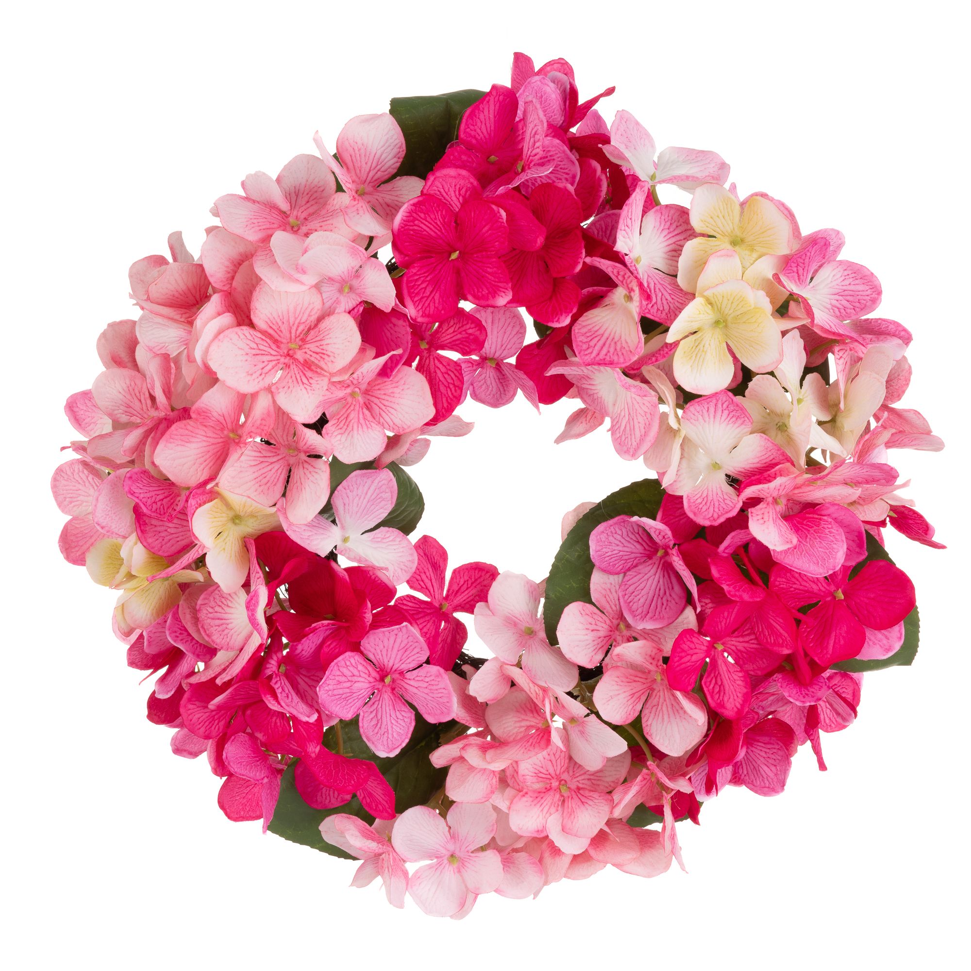 B-Ware ABELLA Flora künstl. Dekokranz Hortensienblüten Ø 42cm