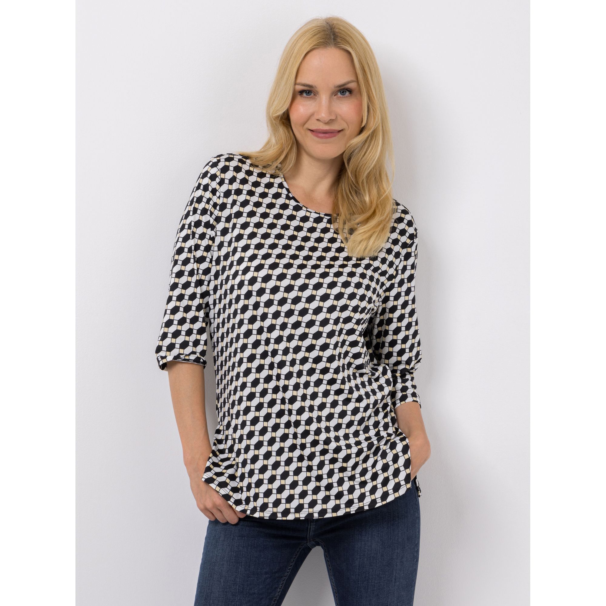 B-Ware IN-PRINT Shirt 3/4-Arm bedruckt