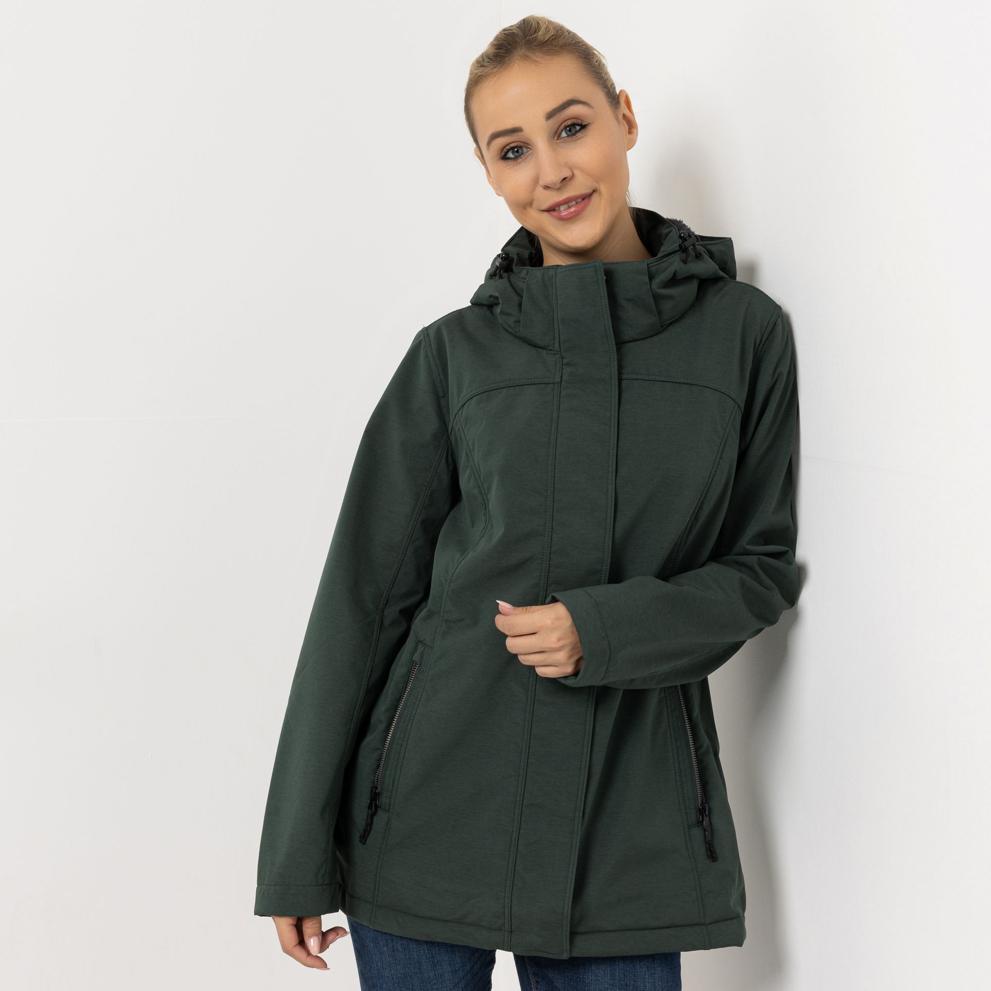 B-Ware CENTIGRADE ACTIVE Funktions- Softshellparka abnehmbare Kapuze