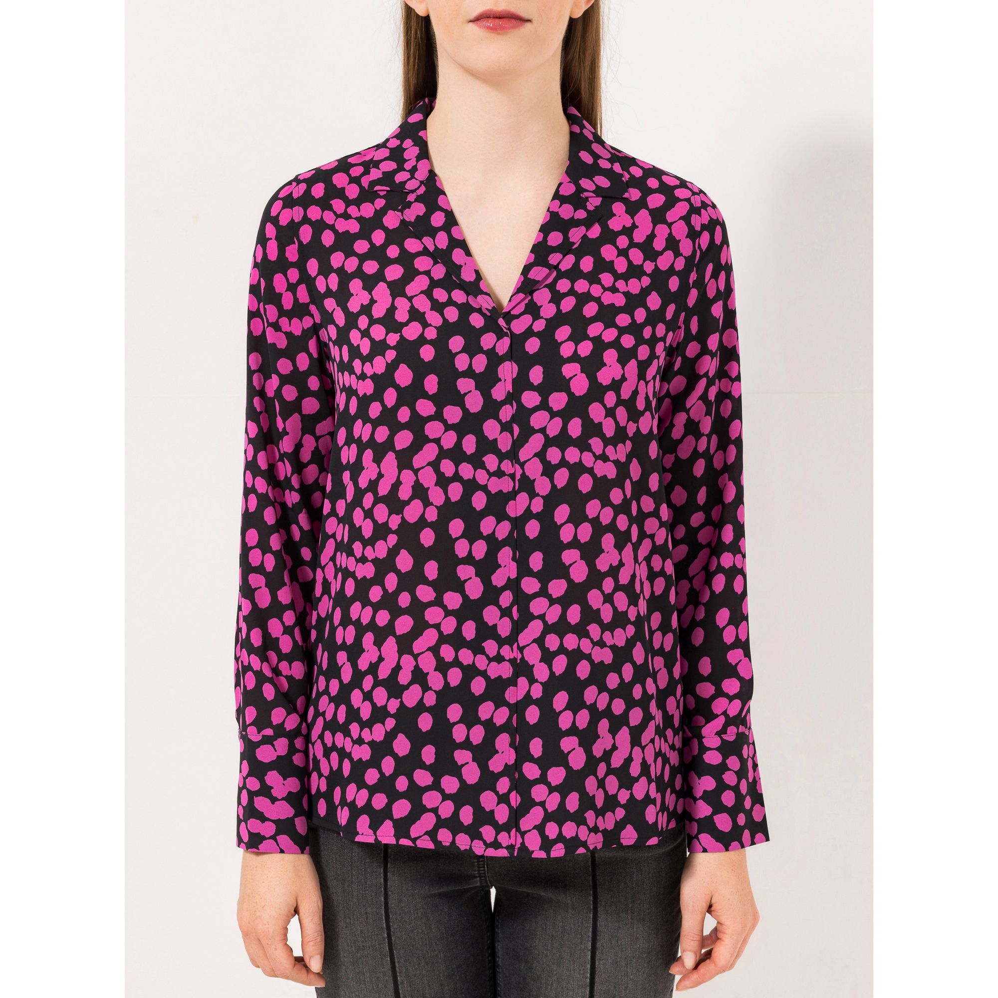 B-Ware STEFFEN SCHRAUT Bluse Reverskragen Chiffonqualität