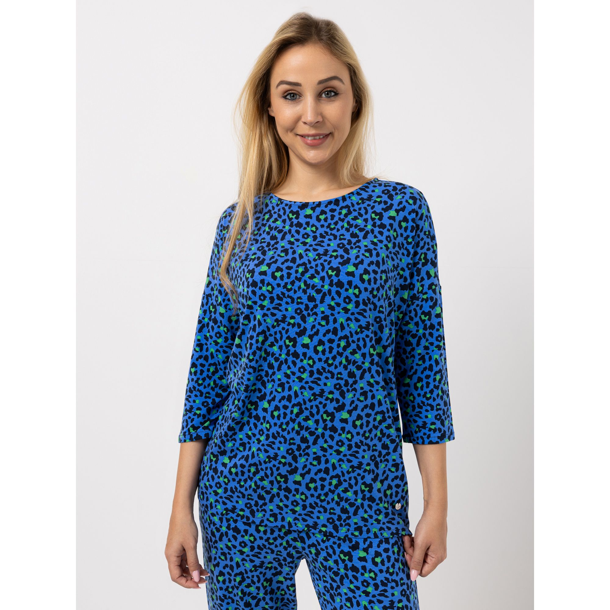 B-Ware EVA LUTZ Shirt, 3/4-Arm Rundhalsausschnitt aus ECOVERO Viskose