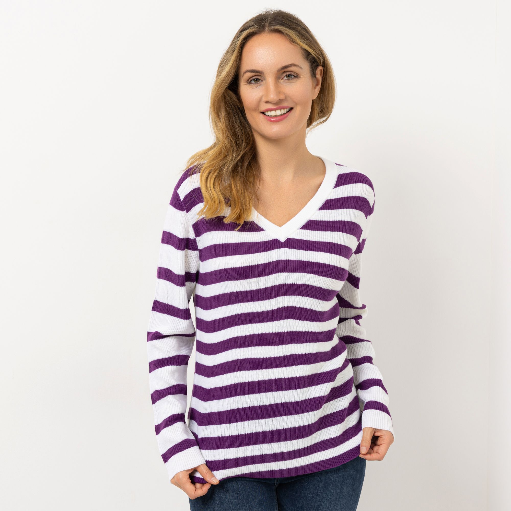 B-Ware CASHMASOFT Pullover V-Ausschnitt Cashmeregriff