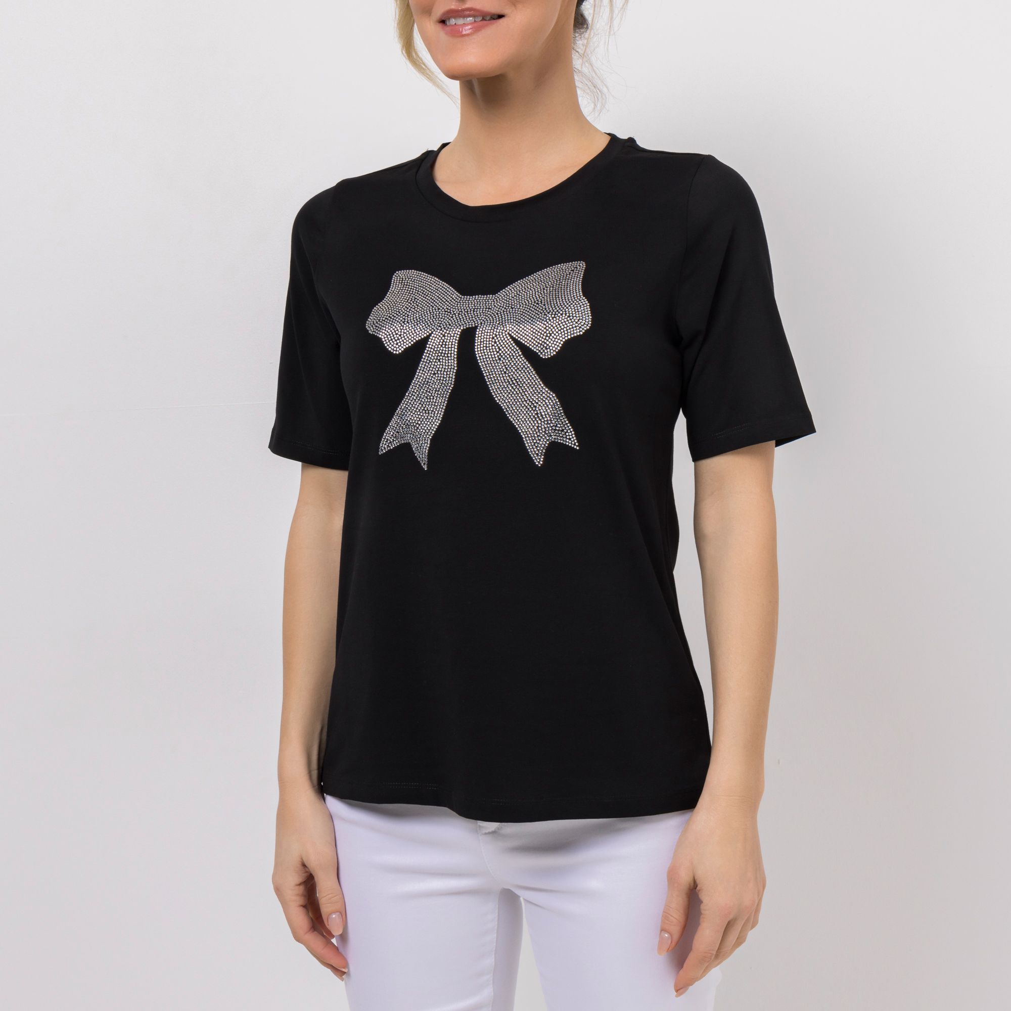 B-Ware STEFFEN SCHRAUT Shirt, 1/2-Arm Rundhalsausschnitt Strass-Detail