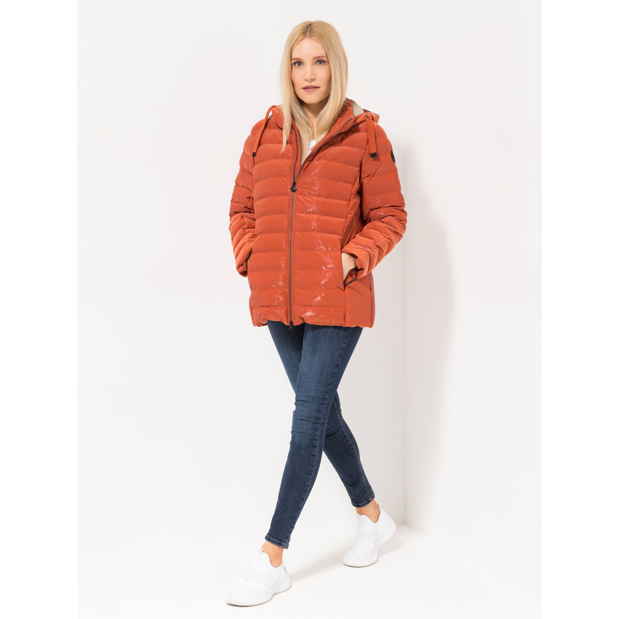 B-Ware CENTIGRADE ACTIVE Steppjacke abnehmbare Kapuze Glanz-Optik