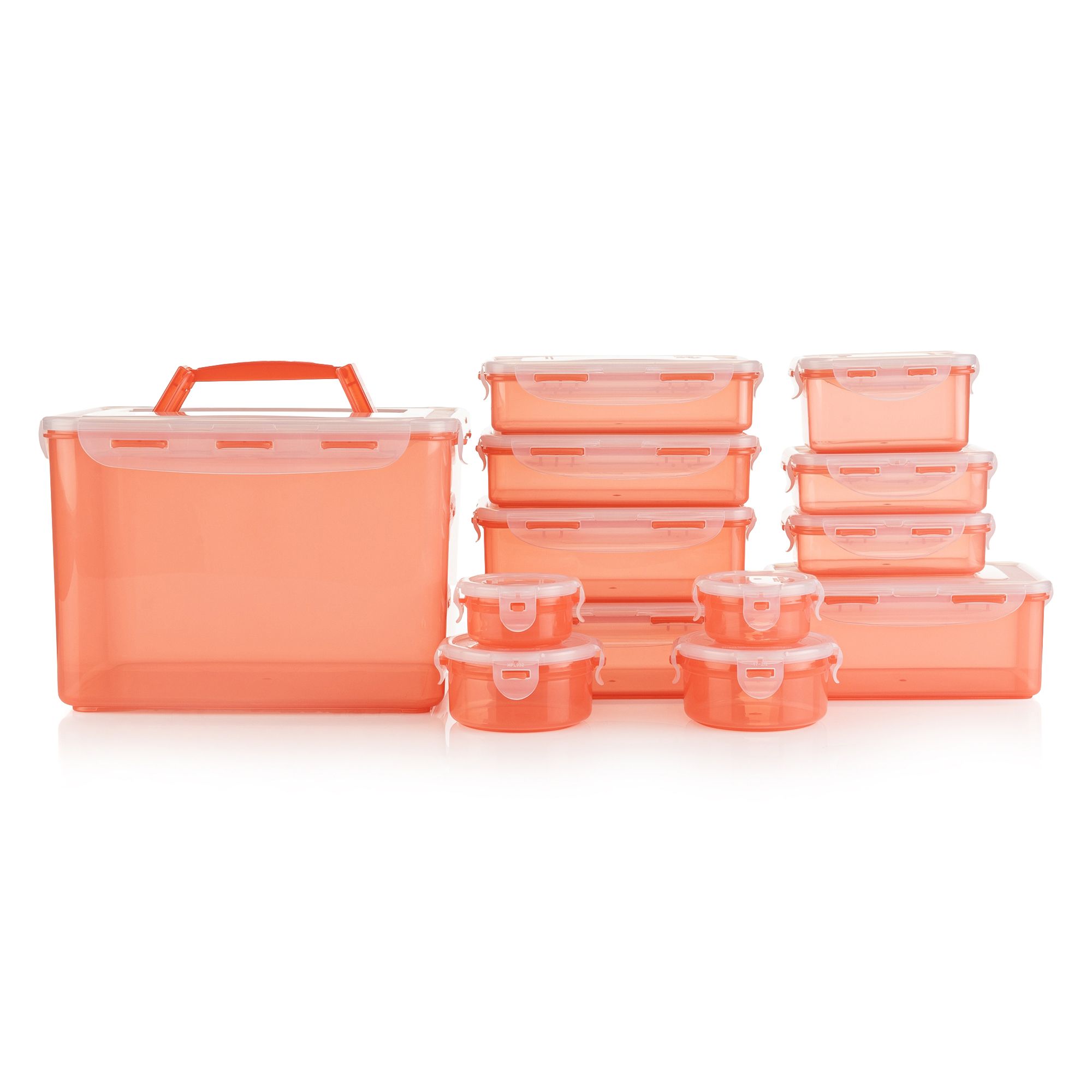 B-Ware LocknLock Frischhaltedosen-Set 100ml-10L, 13tlg. rund & rechteckig