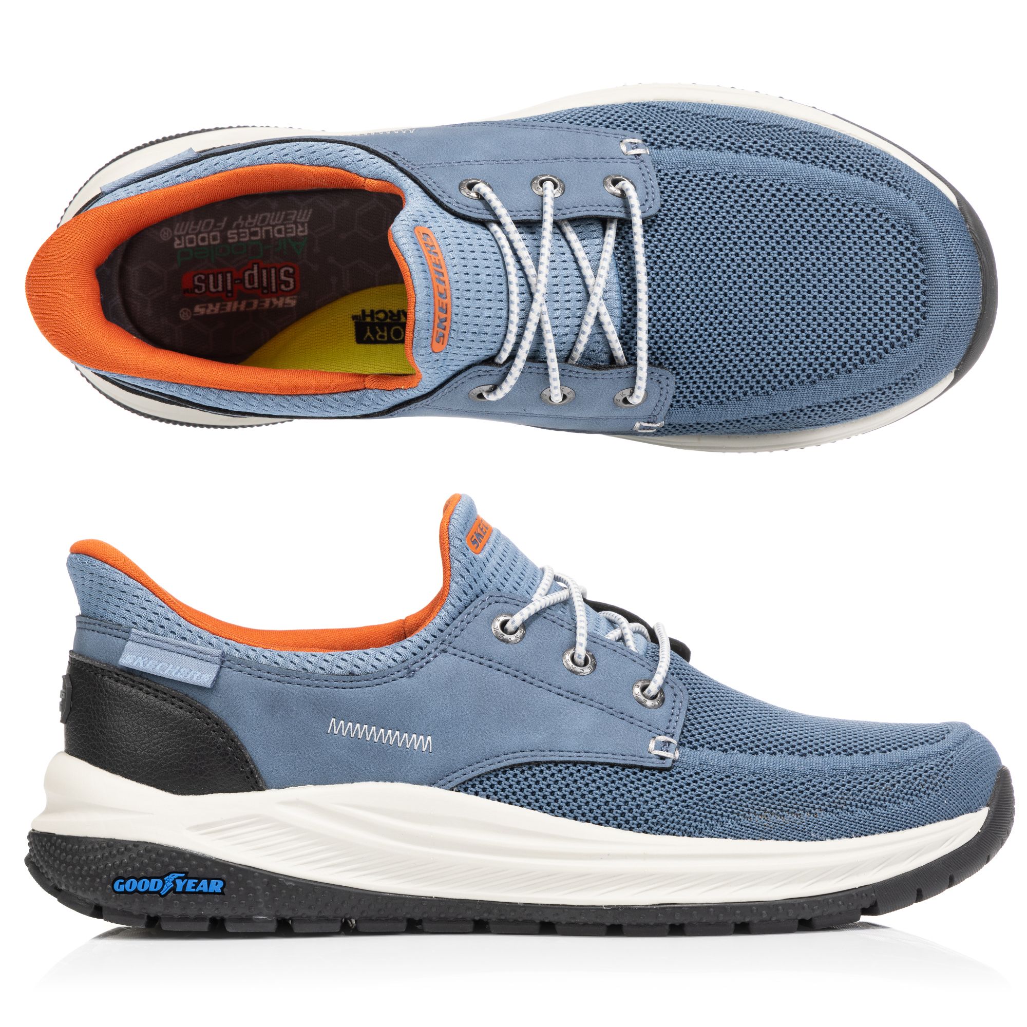 B-Ware SKECHERS Herren-Halbschuh Meroe-Alden Materialmix