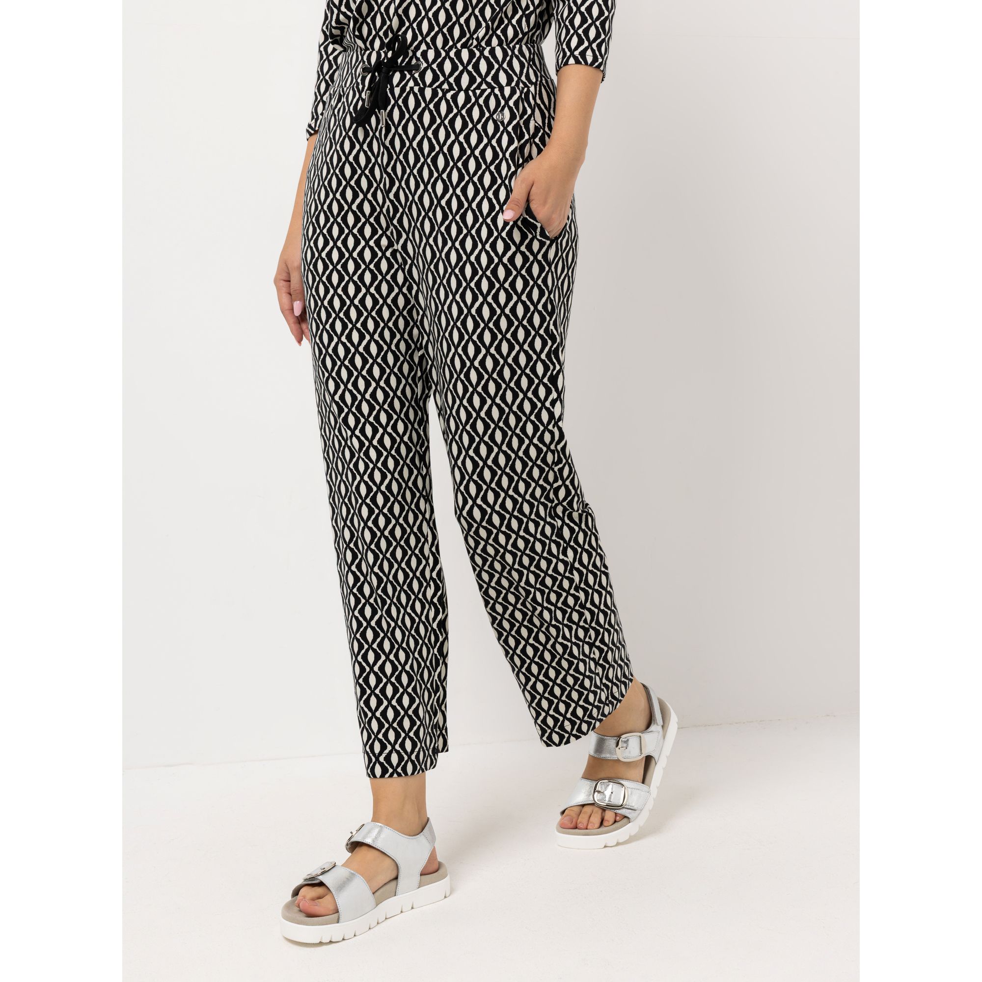 B-Ware EVA LUTZ Hose, 7/8 Länge Rundumdehnbund mit ECOVERO Viskose