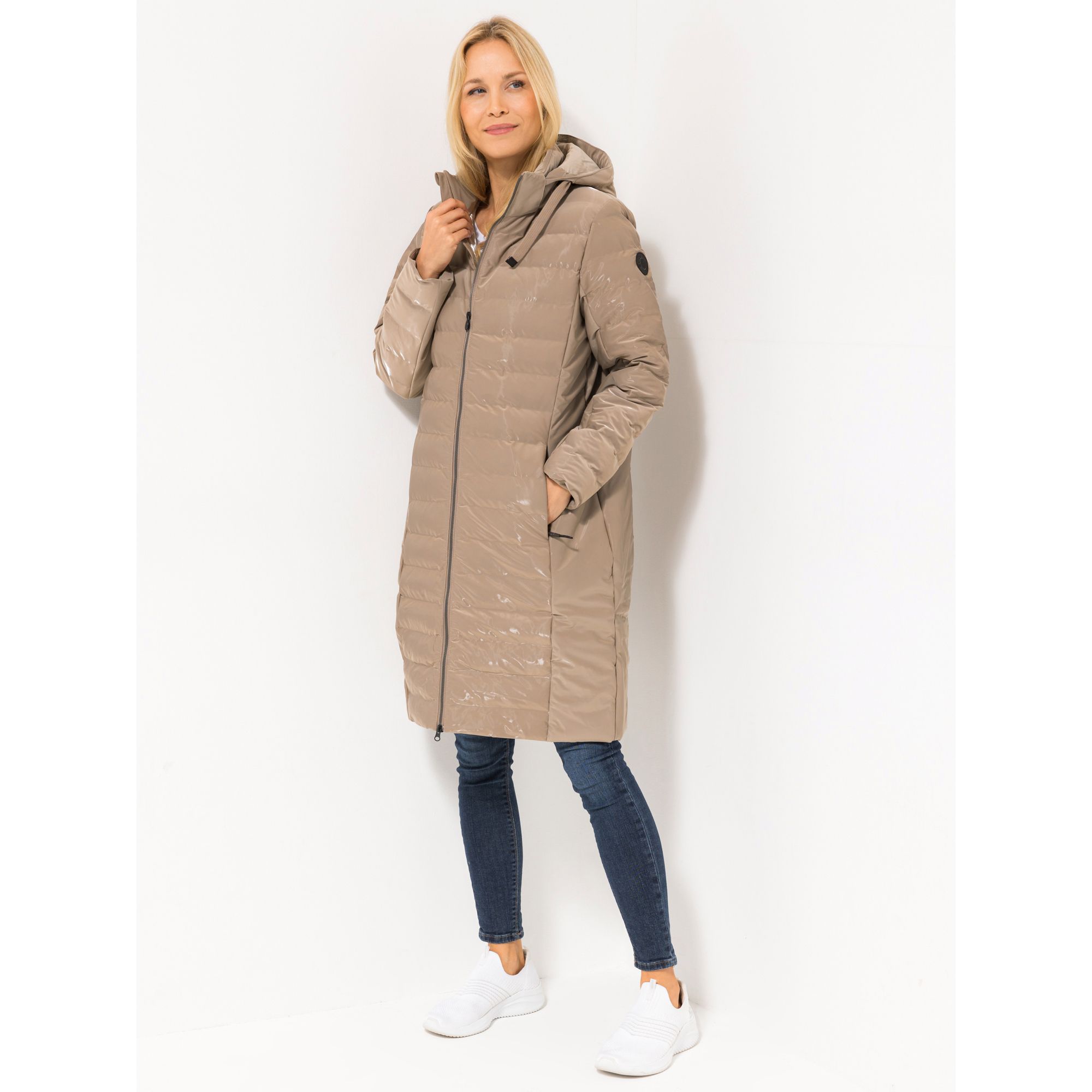 B-Ware CENTIGRADE ACTIVE Steppparka abnehmbare Kapuze Glanz-Optik