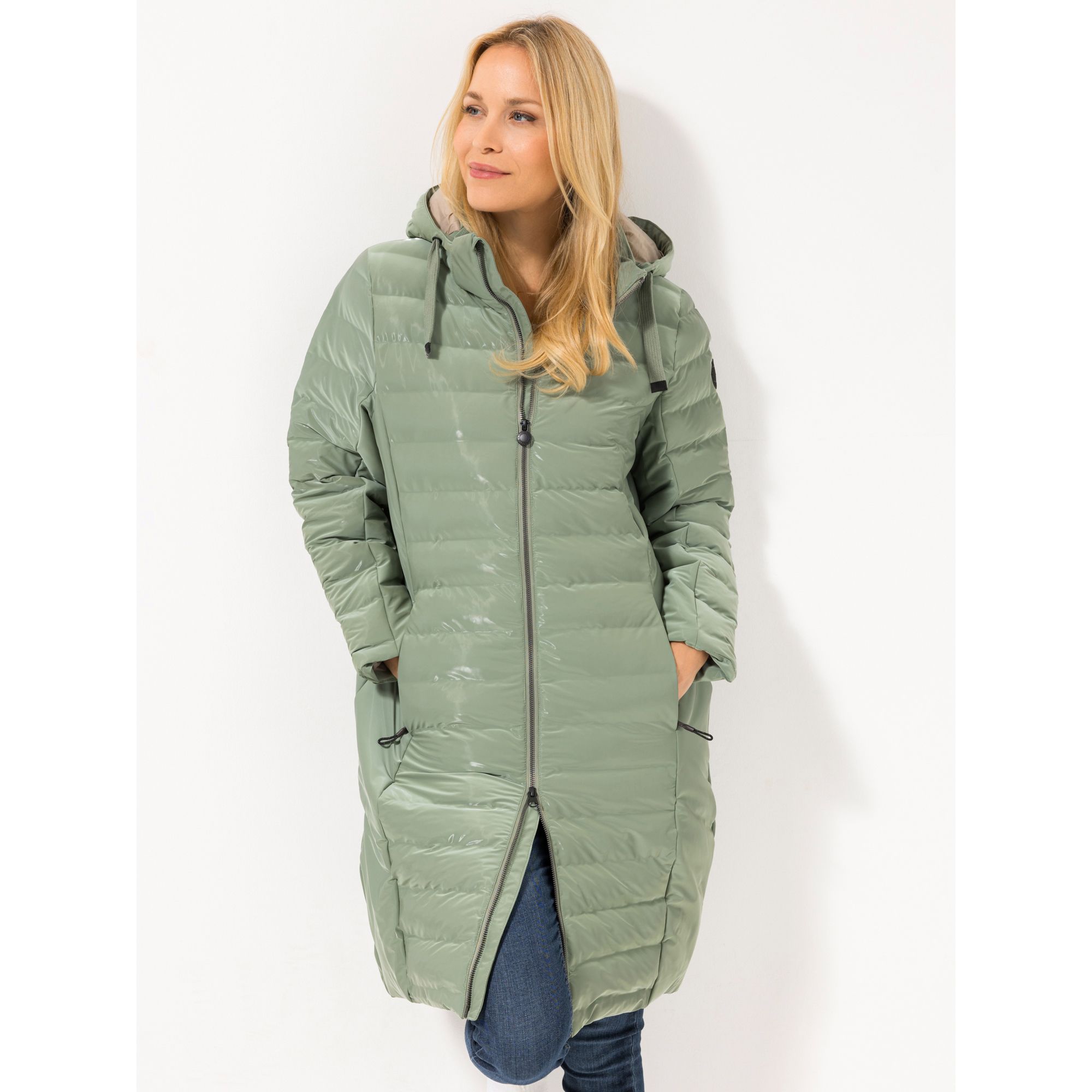 B-Ware CENTIGRADE ACTIVE Steppparka abnehmbare Kapuze Glanz-Optik