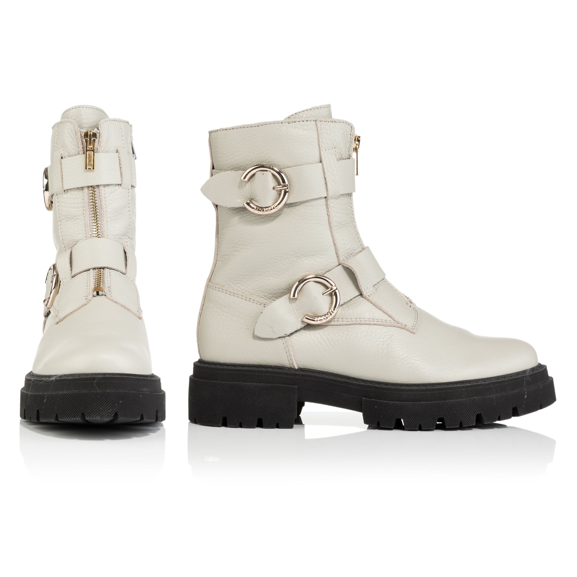 B-Ware ICONIC by Marina Hoermanseder Stiefelette echt Leder