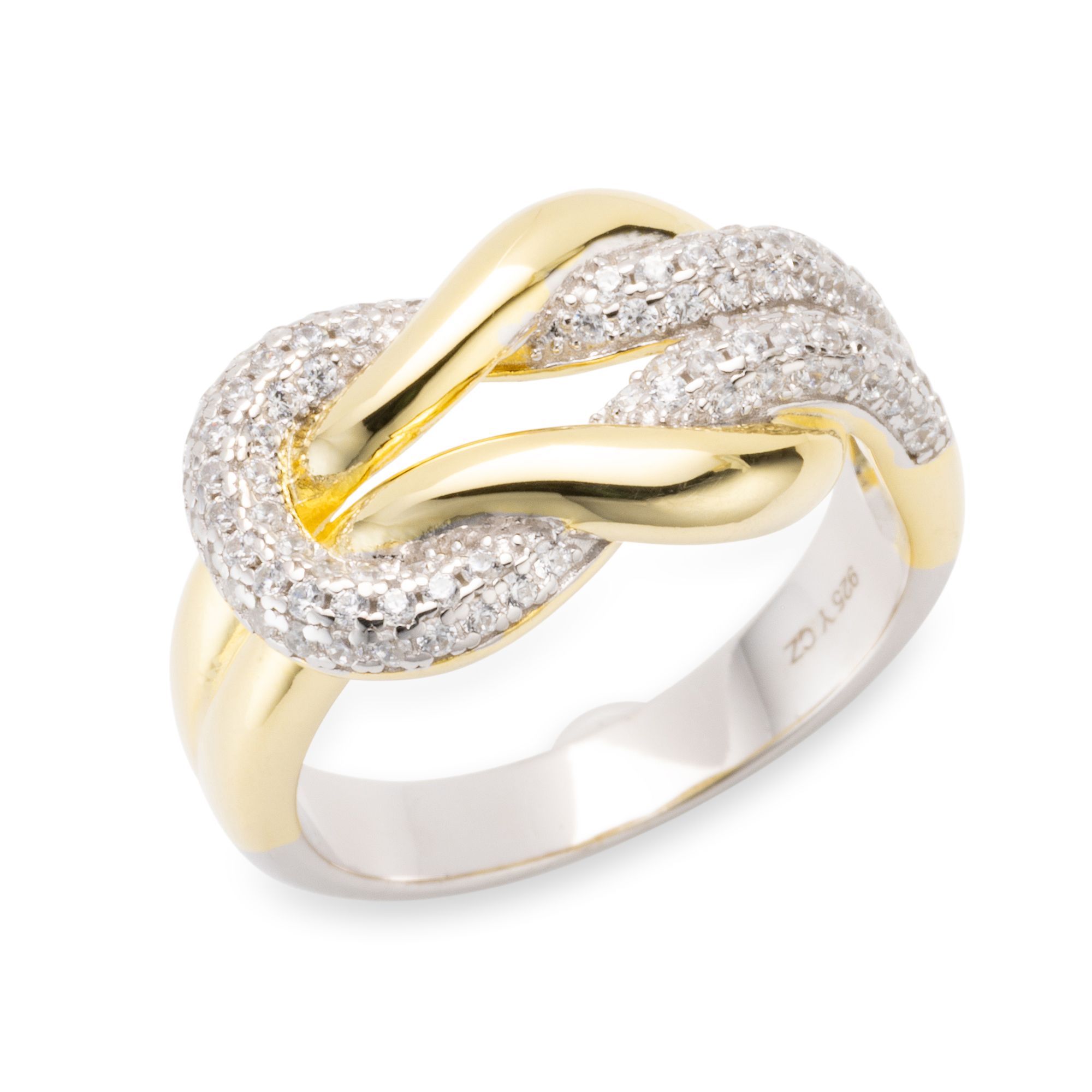 B-Ware DIAMONIQUE® Ring = 0,49ct Brillantschliff