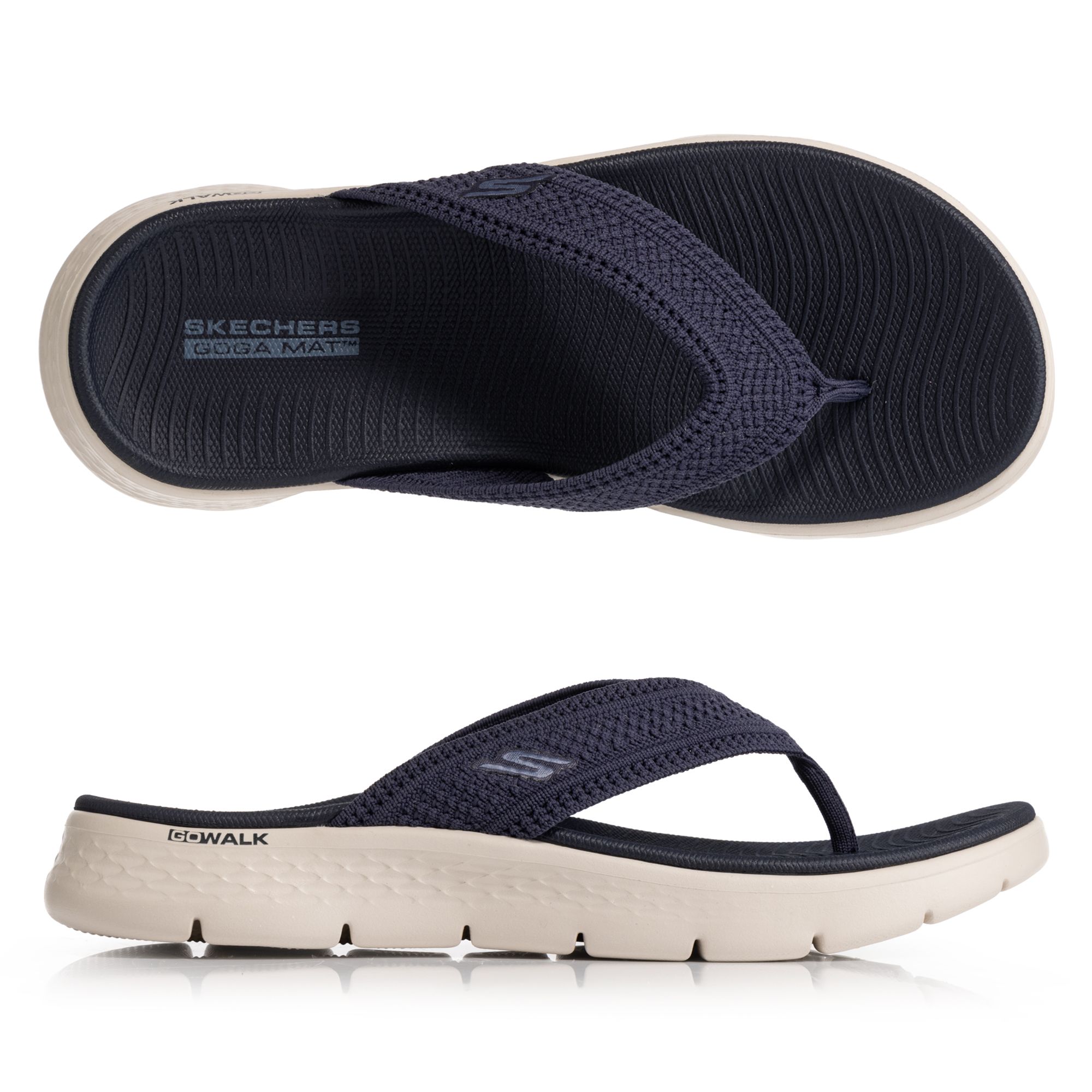 B-Ware SKECHERS Damen-Pantolette Go Walk Flex-Holly Strick