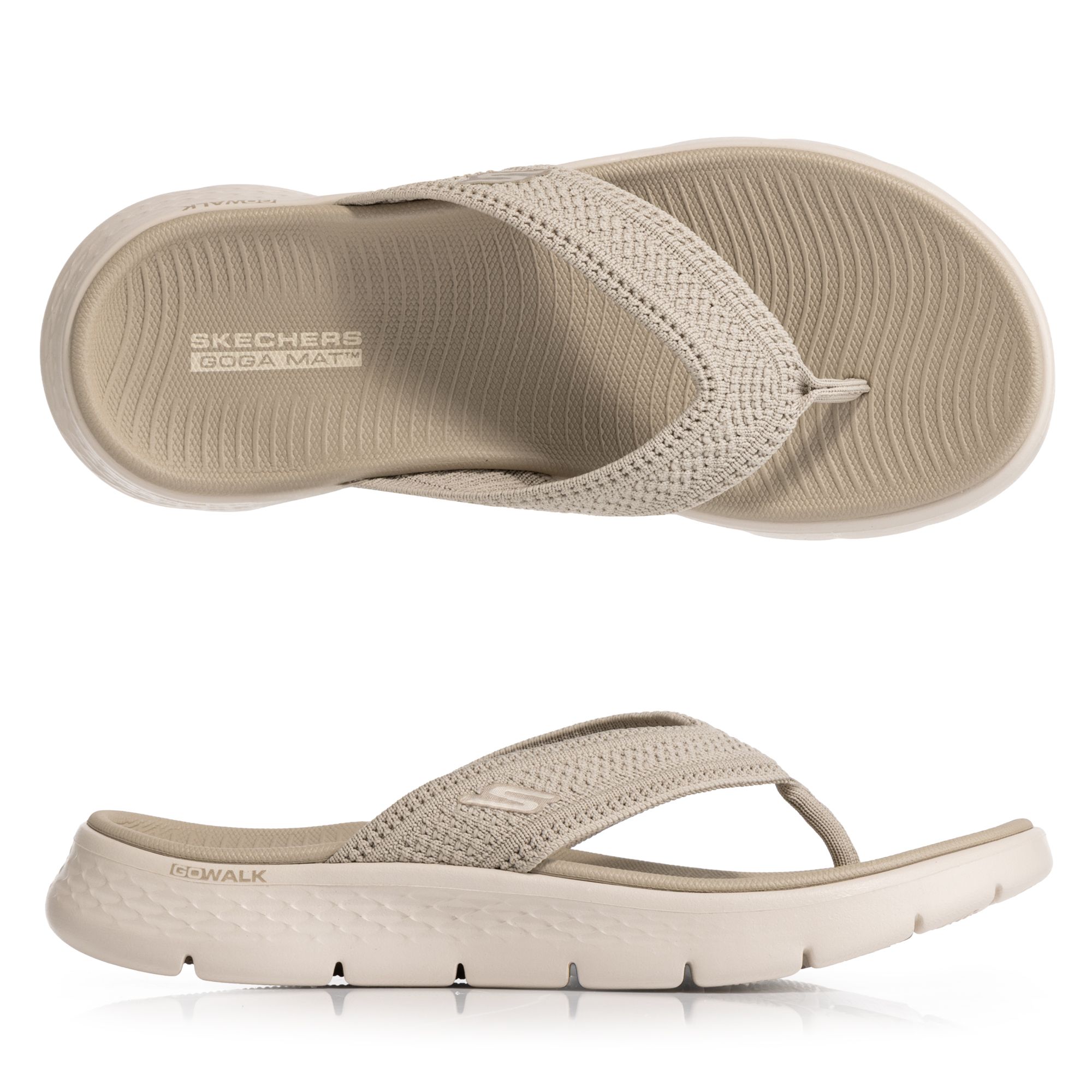B-Ware SKECHERS Damen-Pantolette Go Walk Flex-Holly Strick