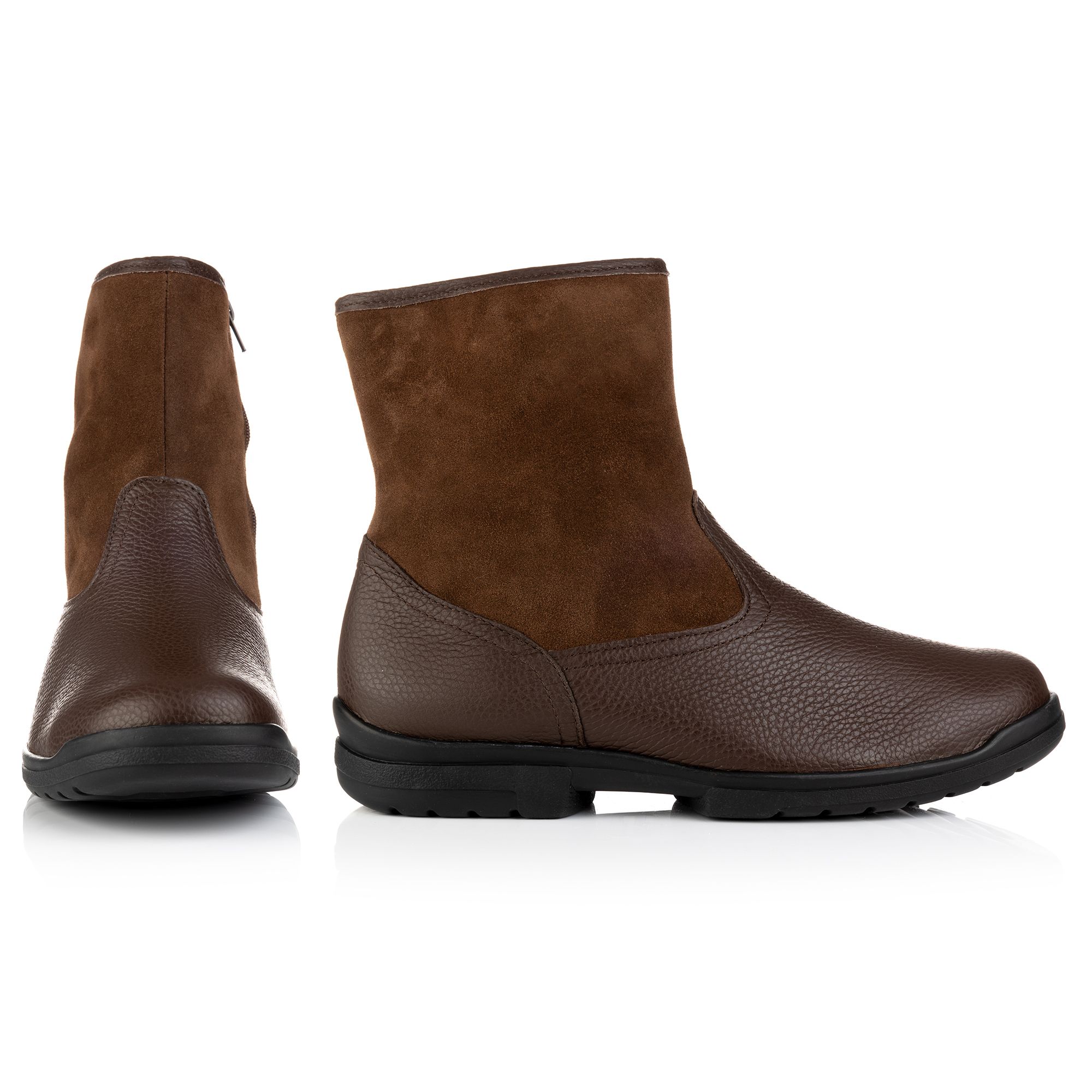 B-Ware VITAFORM Herren-Stiefel echt Leder Lammfell gefüttert