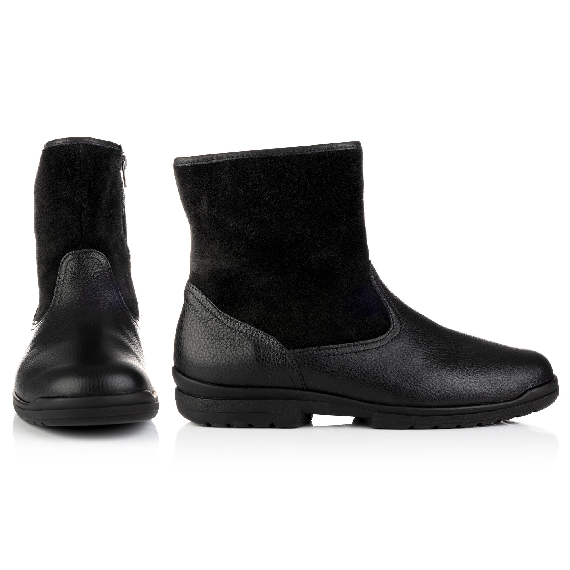 B-Ware VITAFORM Herren-Stiefel echt Leder Lammfell gefüttert