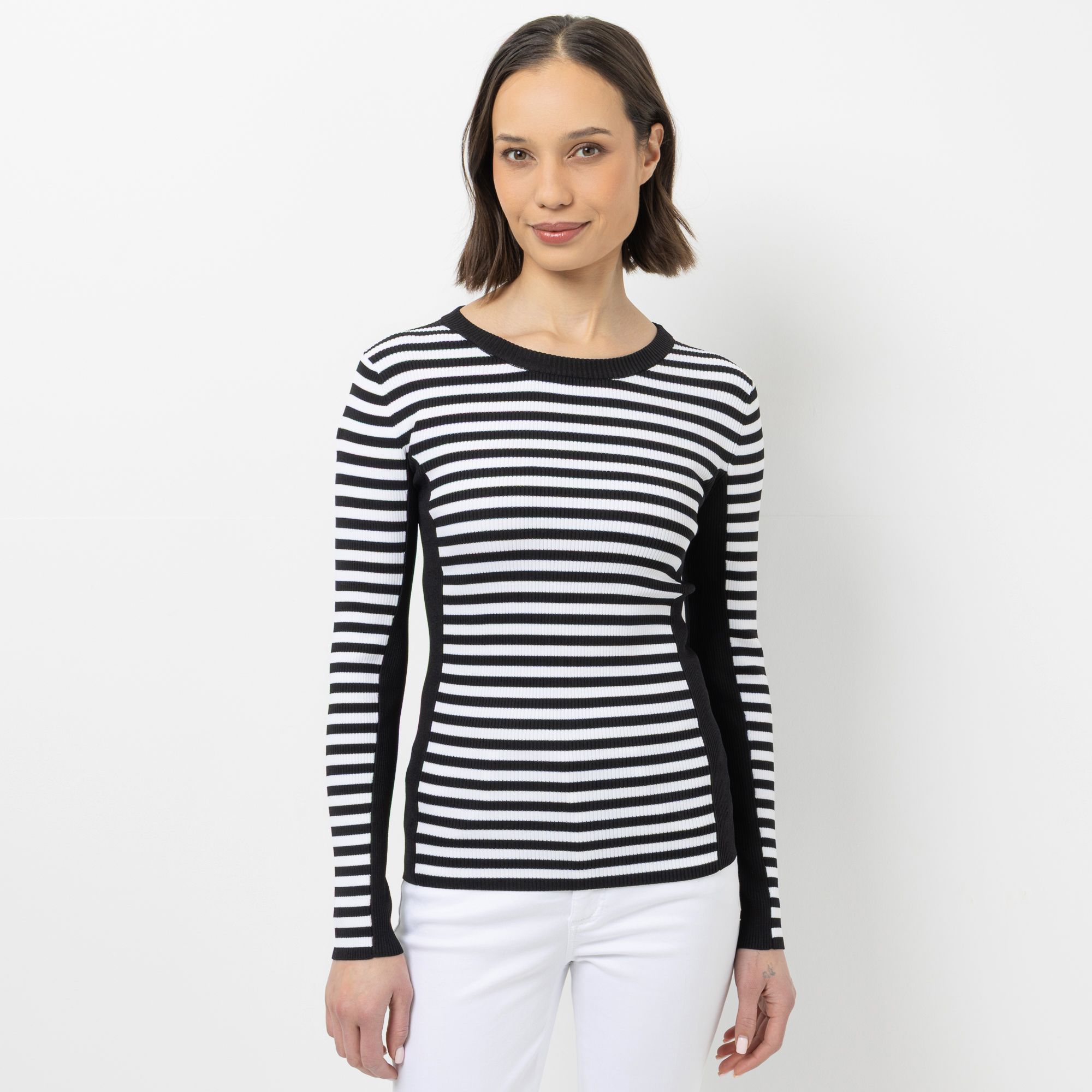 B-Ware STEFFEN SCHRAUT Pullover Rundhals Rippenstrick