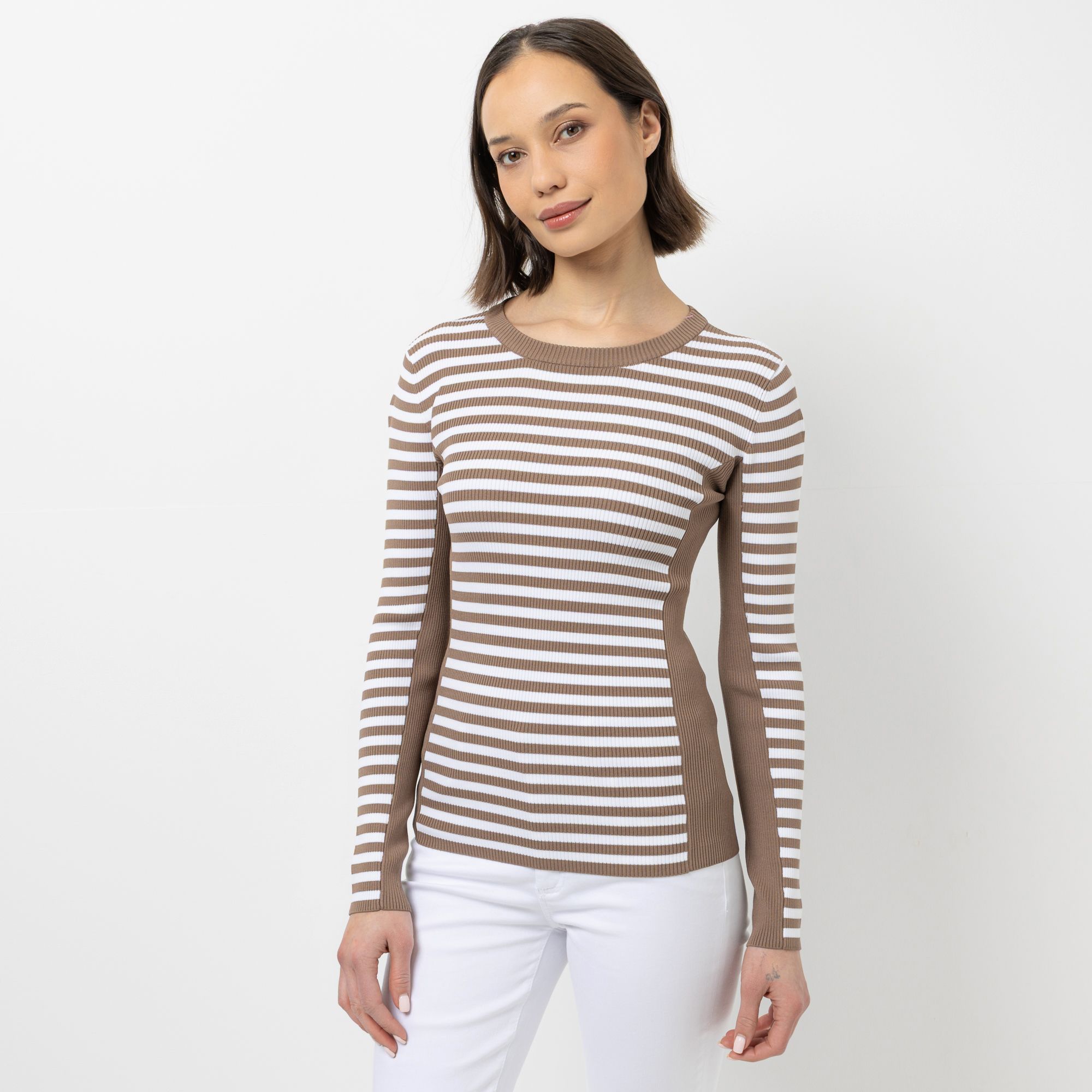 B-Ware STEFFEN SCHRAUT Pullover Rundhals Rippenstrick