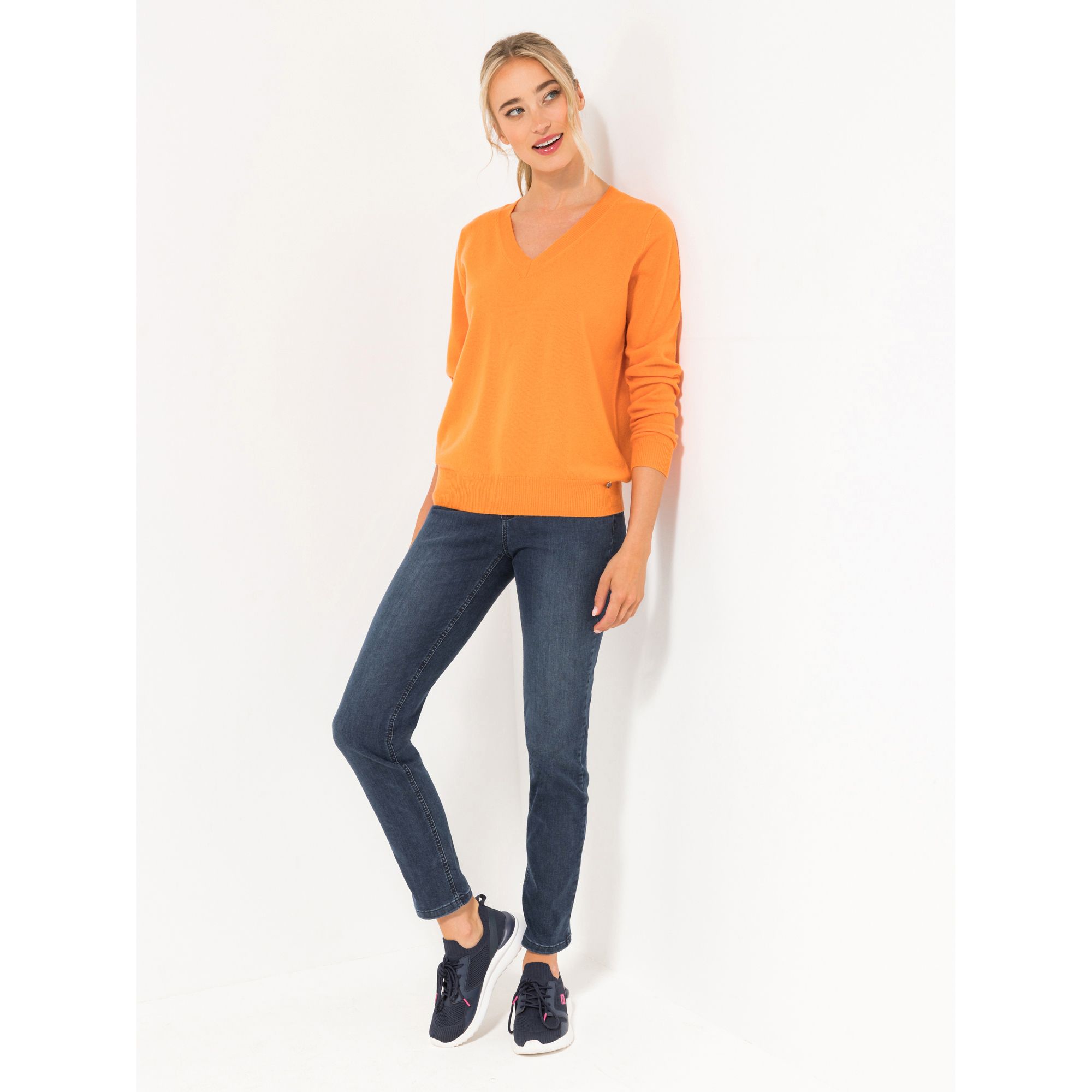 B-Ware STRANDFEIN Pullover V-Ausschnitt RWS zertifiziert