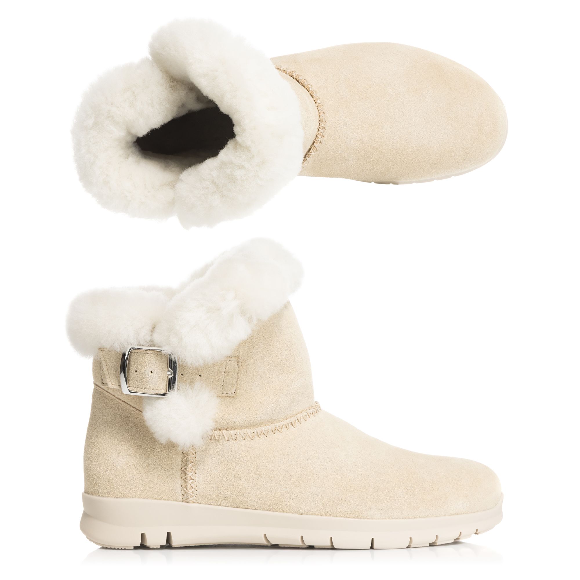 B-Ware VITAFORM Damen-Stiefel Verloursleder Lammfell