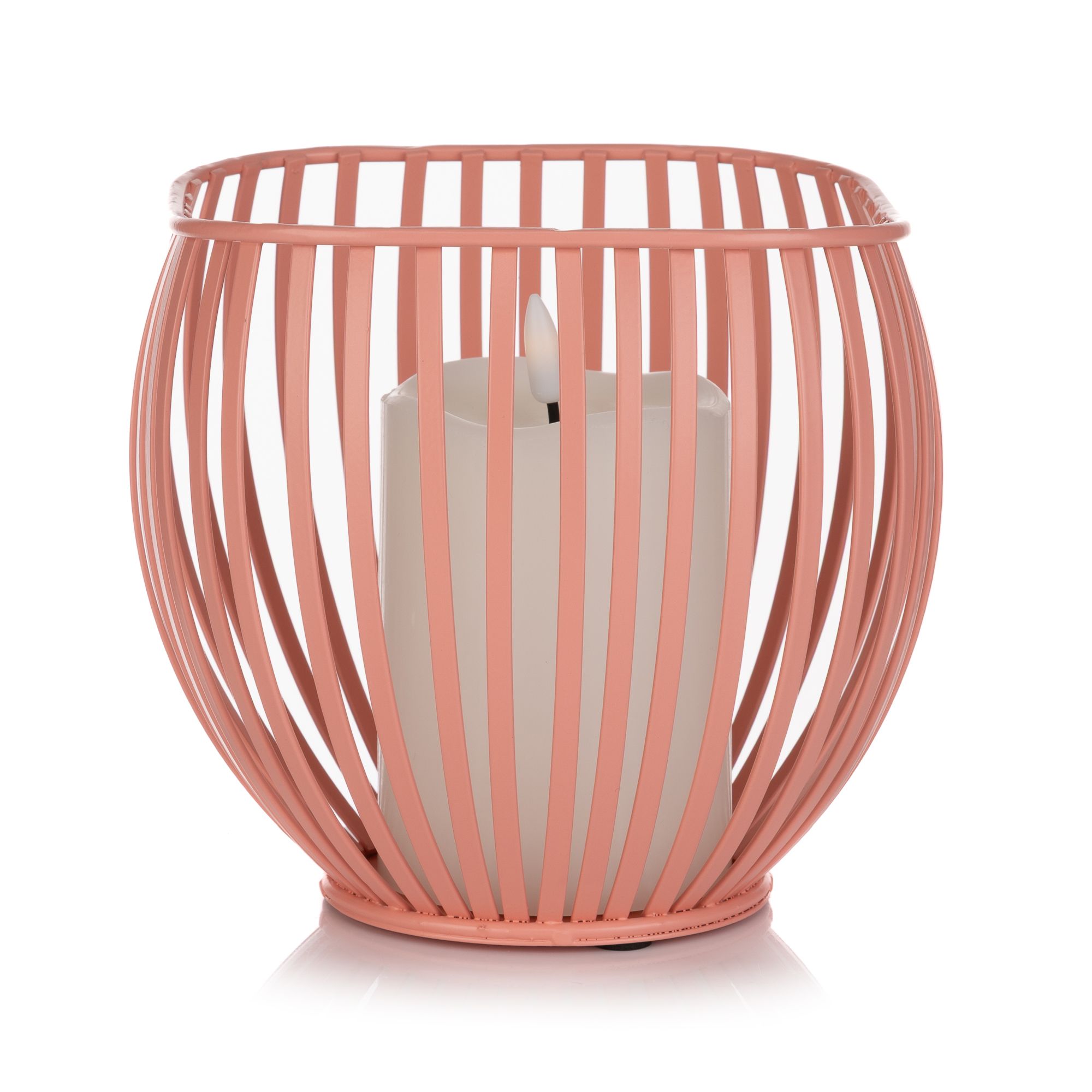 B-Ware ELAMBIA LED-Kerze in Design-Windlicht Flamme Luma, Timer