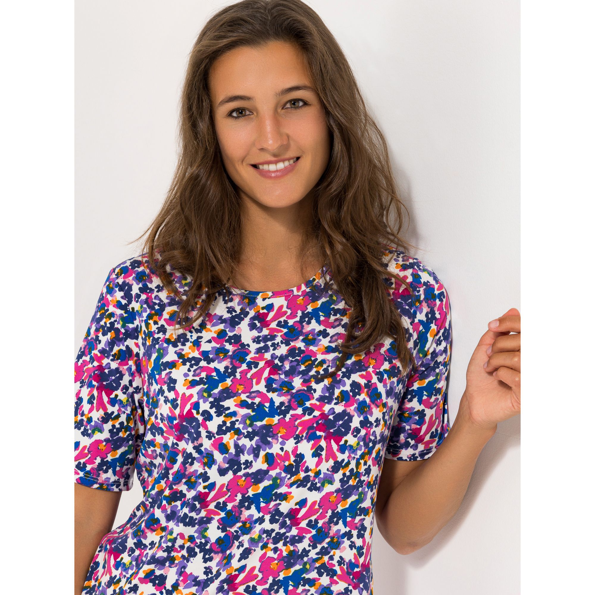 BP Damen-T-Shirt – Space-Dye, 1/2-Ärmel, Rundhals, 170 G/m², Gr. XL, Weltraum-Grün
