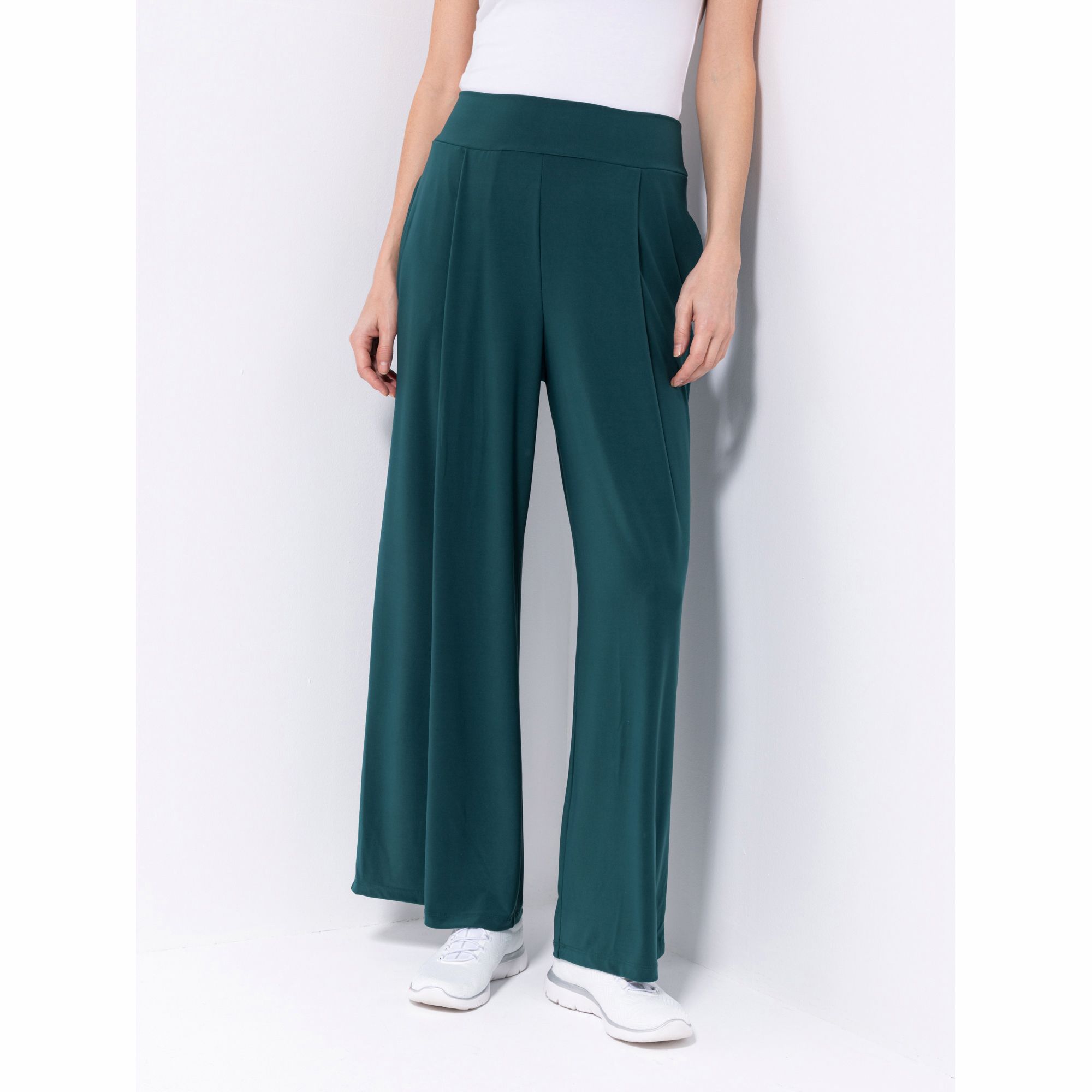 B-Ware KIM & CO. Hose, Lange Form Deluxe Brazil Knit 2 Eingrifftaschen