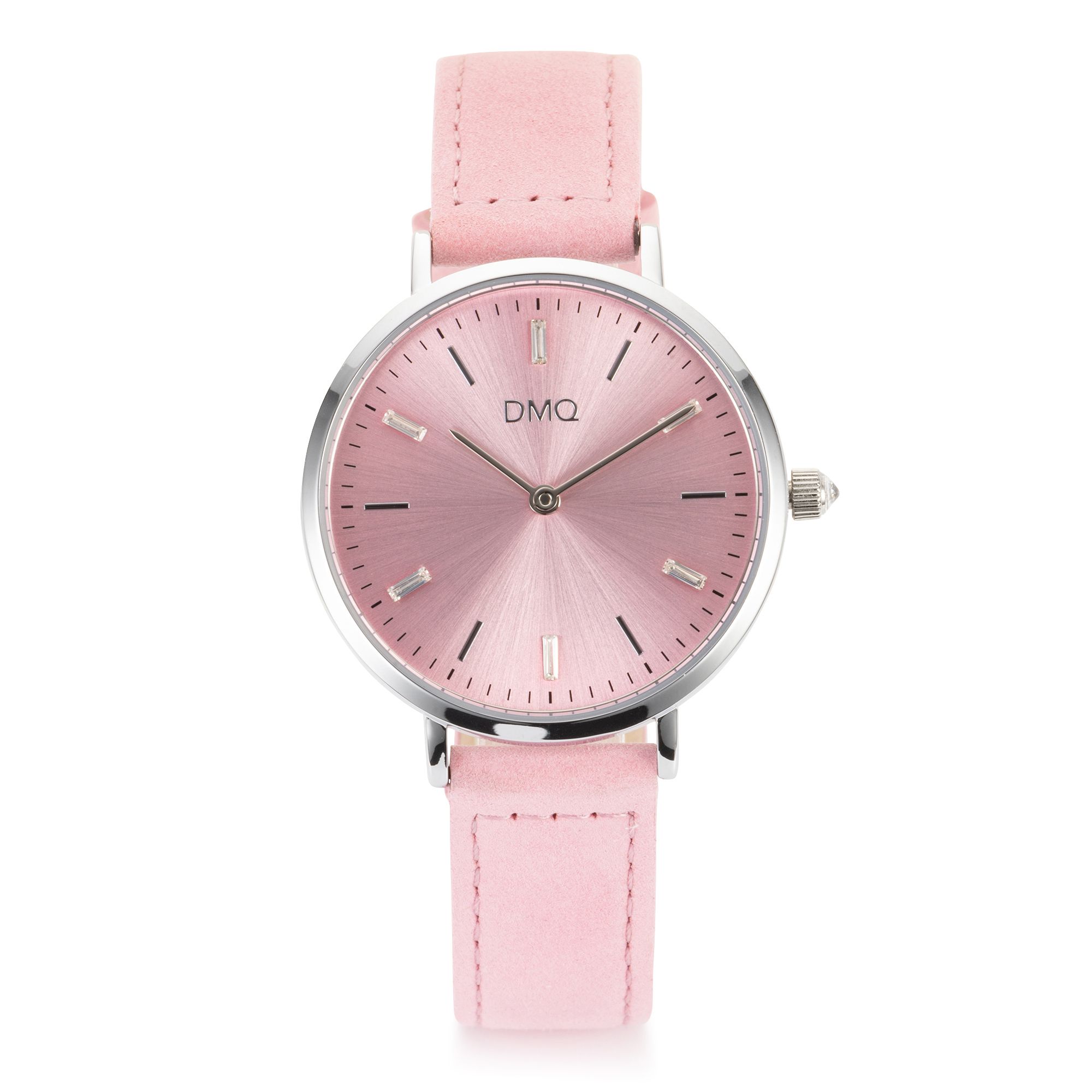 B-Ware DIAMONIQUE® Damenuhr Quarzwerk = 0,41ct