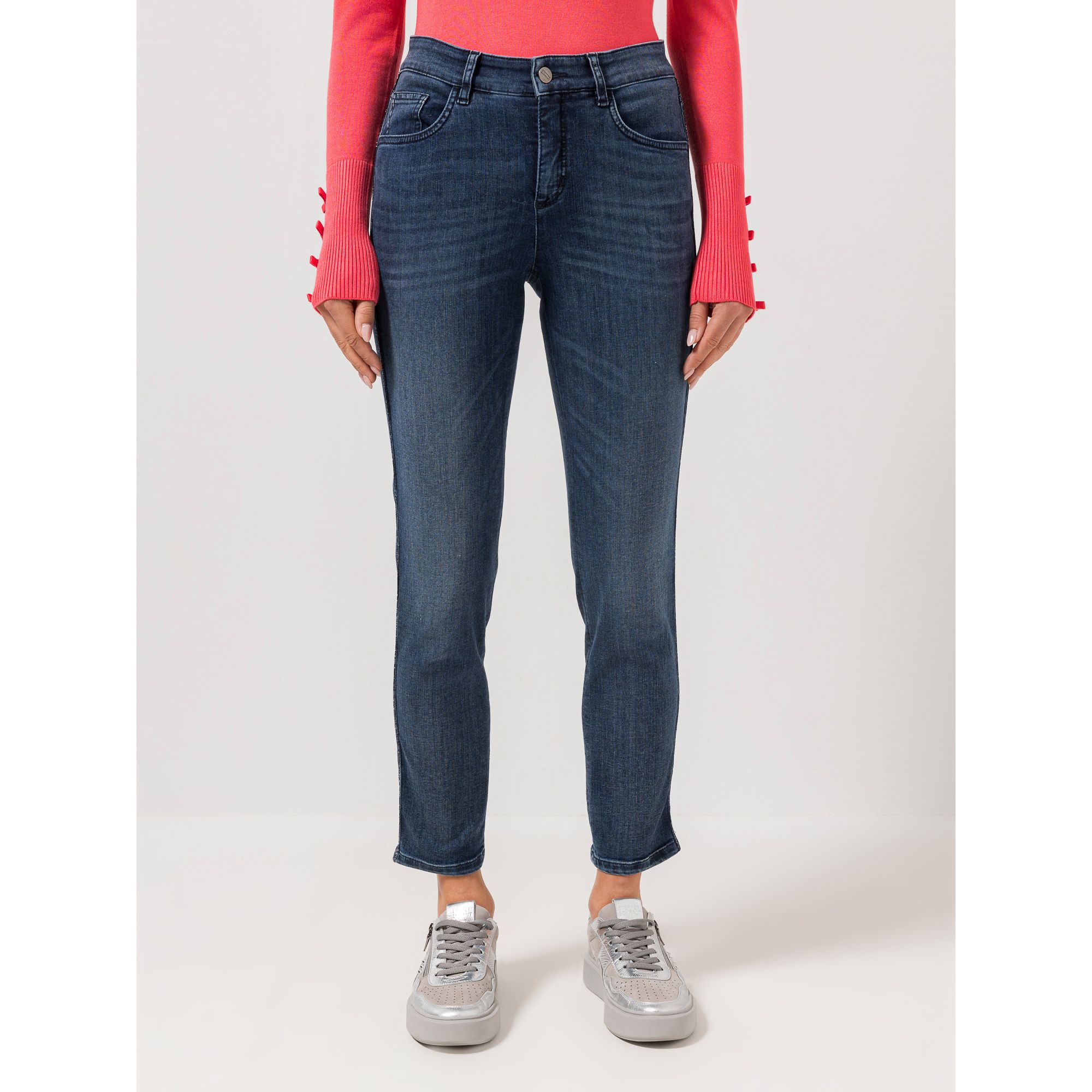 B-Ware STEFFEN SCHRAUT Jeans Paris knöchellang Glitzer-Galon