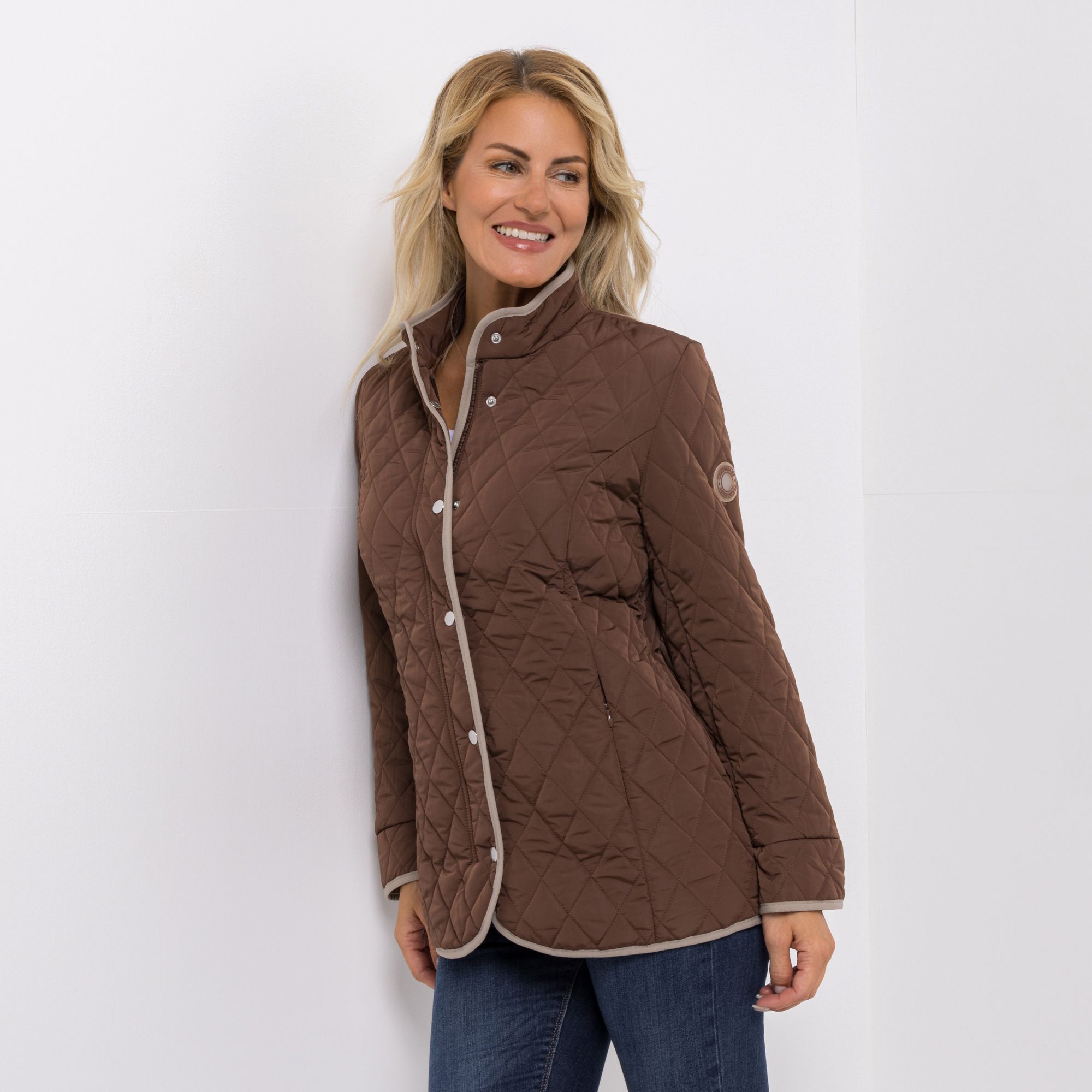 B-Ware CENTIGRADE Steppjacke Stehkragen 2-Wege-Reißverschluss