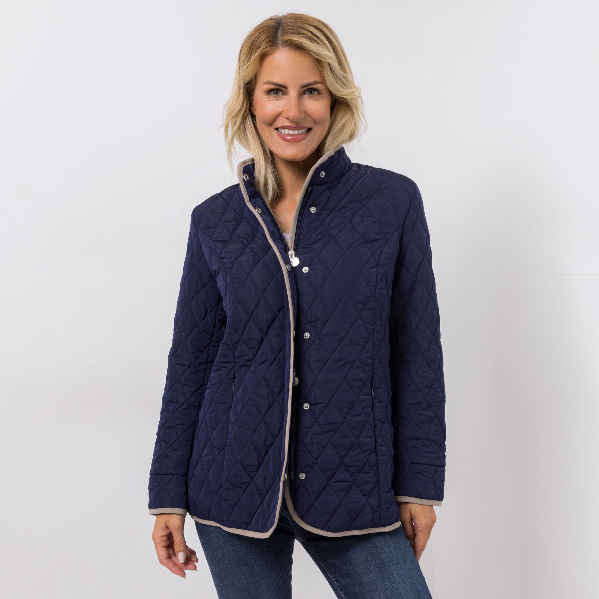 B-Ware CENTIGRADE Steppjacke Stehkragen 2-Wege-Reißverschluss