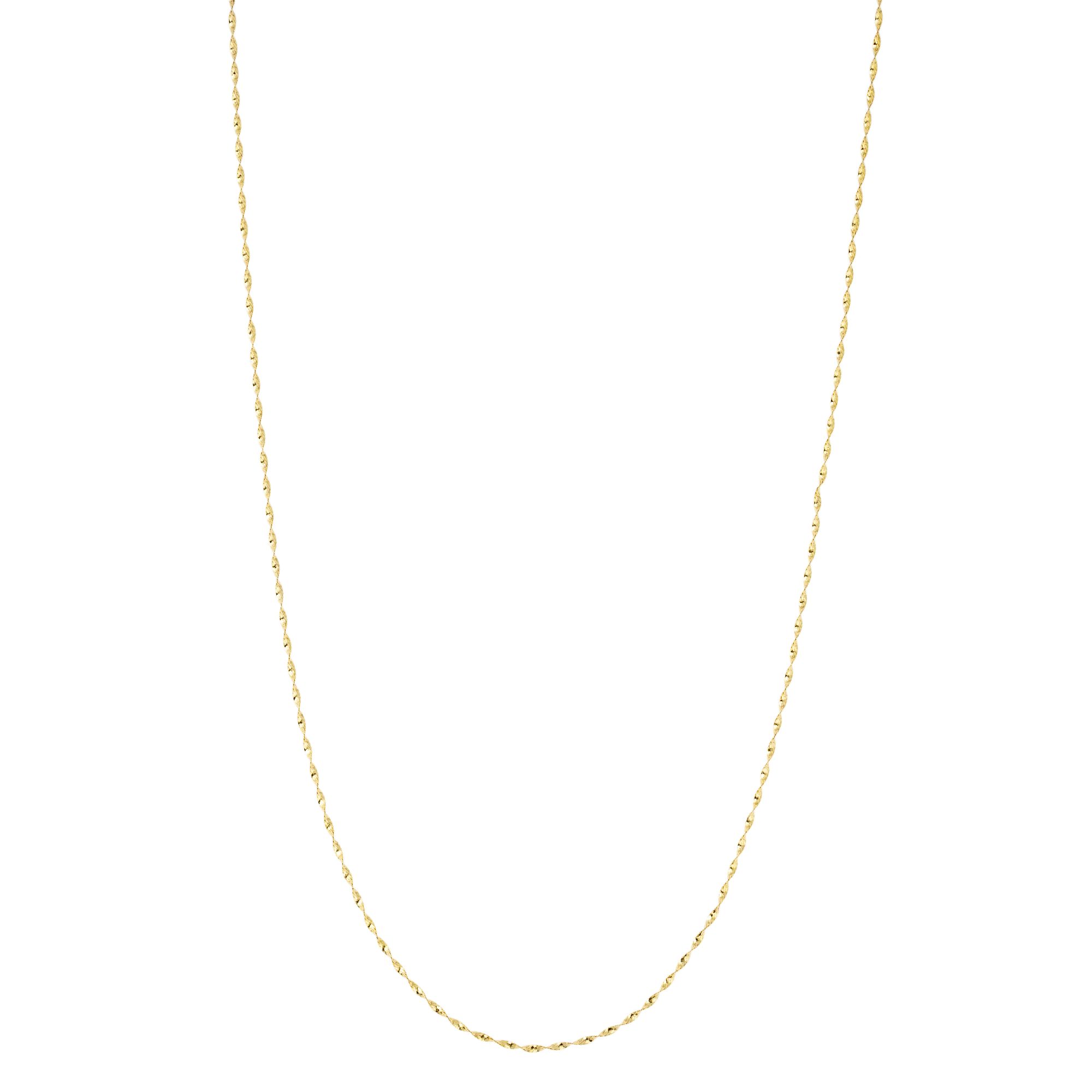 B-Ware GOLDRAUSCH Schlangen-Kette Magnetverschluss gedreht, mind. 1,1g