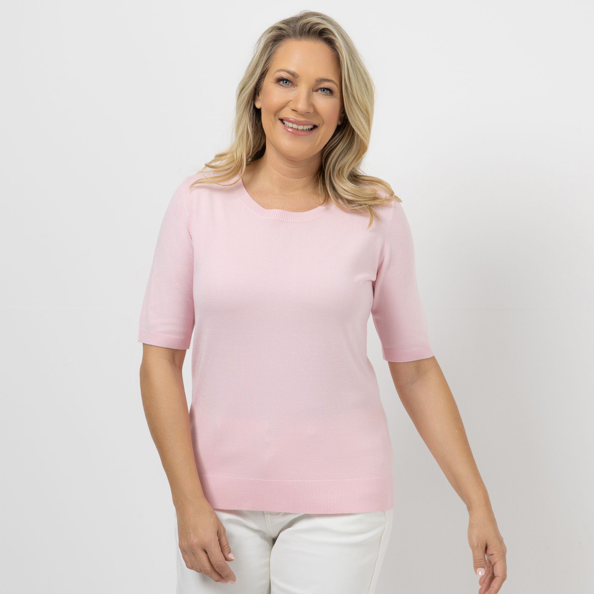 B-Ware ANNA VON GRIESHEIM Pullover langer 1/2-Arm Rundhalsausschnit