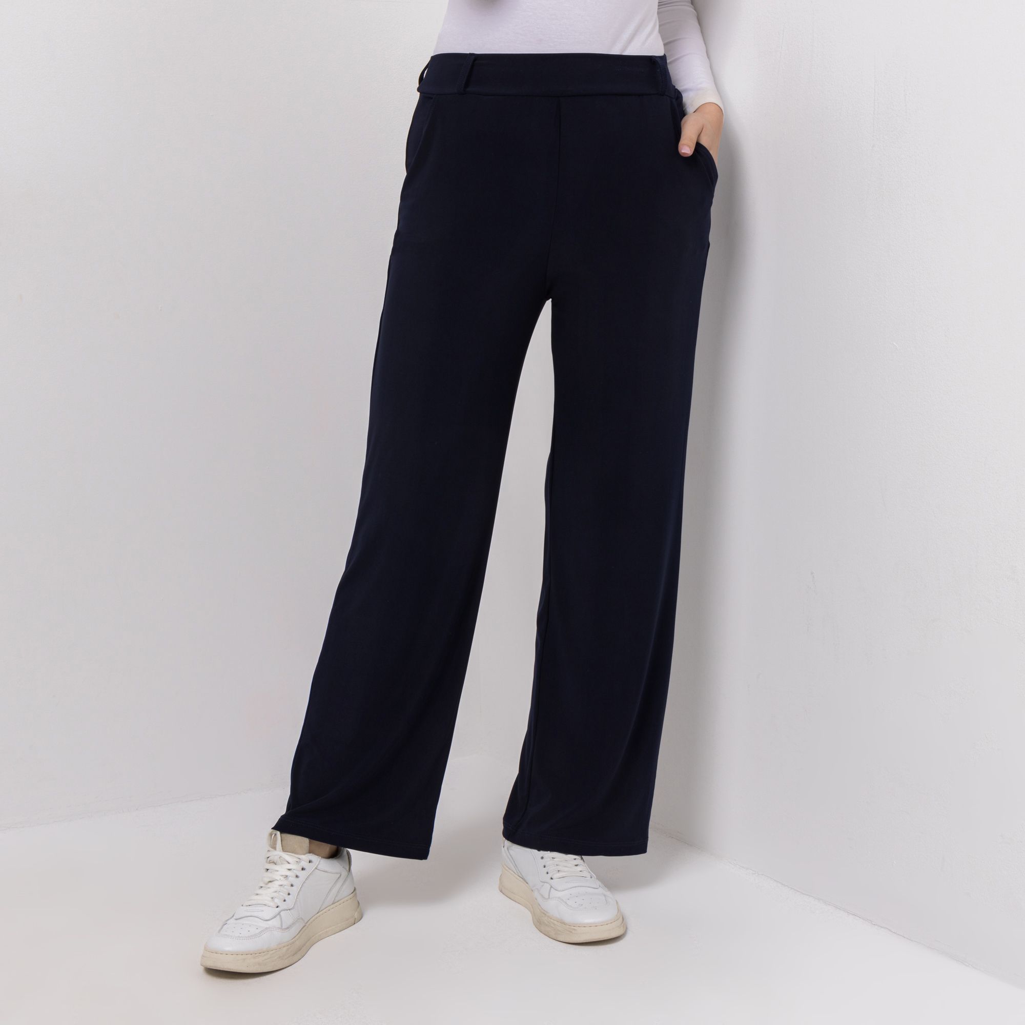 B-Ware KIM & CO. Hose, lange Form Deluxe Brazil Knit 2 Eingrifftaschen
