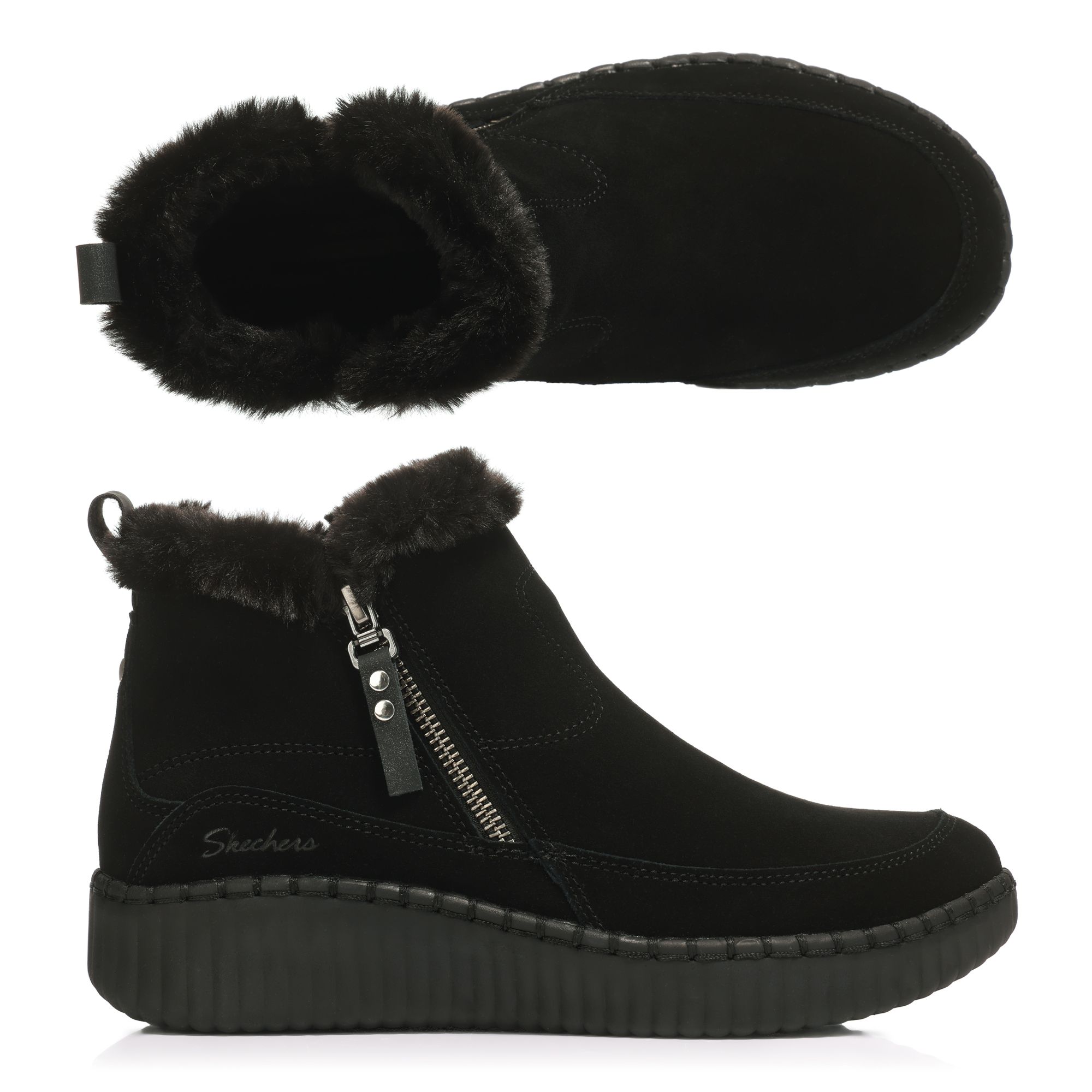 B-Ware SKECHERS Damen-Stiefelette Modern Winter Wildleder