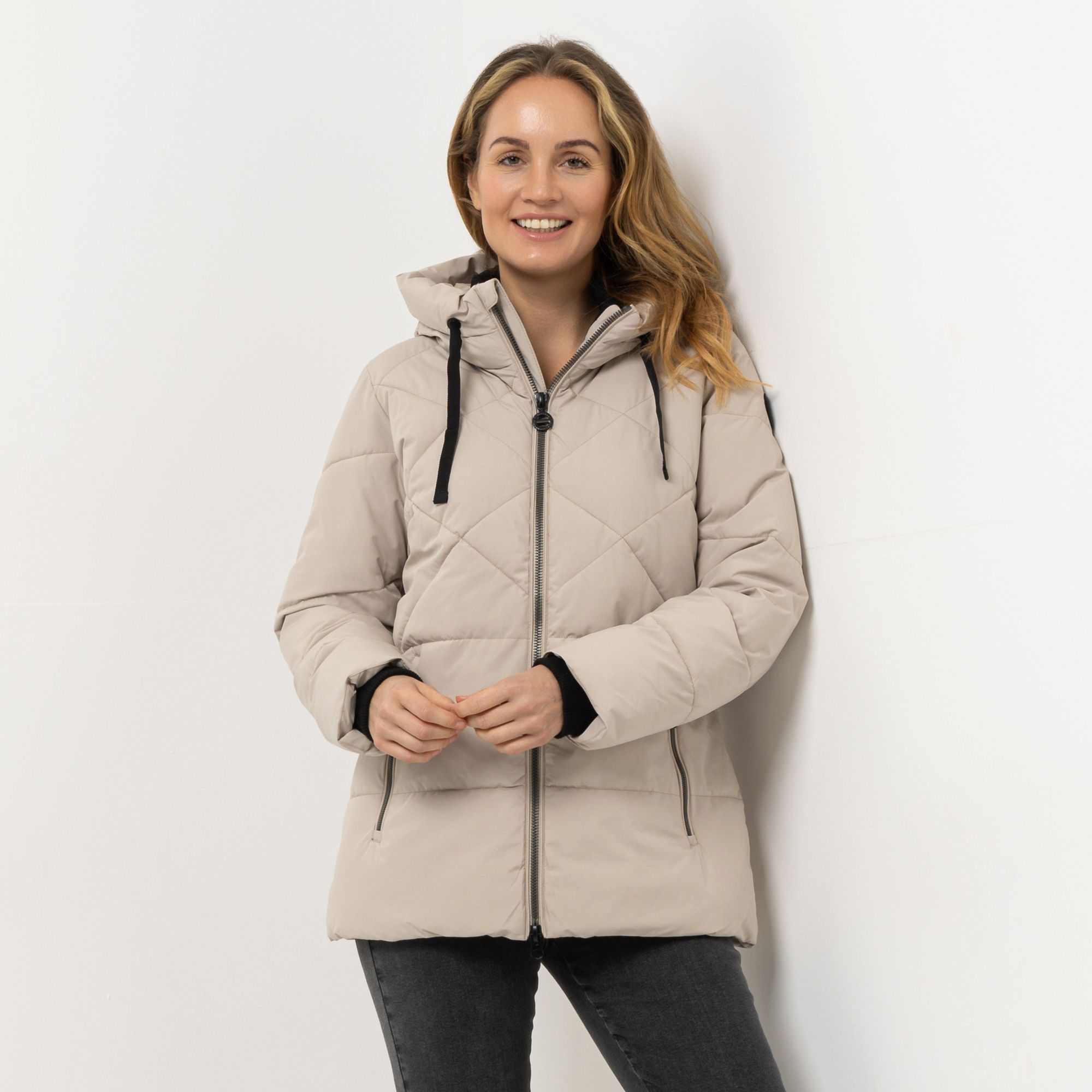 B-Ware CENTIGRADE ACTIVE Funktionsjacke Stehkragen mit Kapuze 2-Wege-Reißverschluss