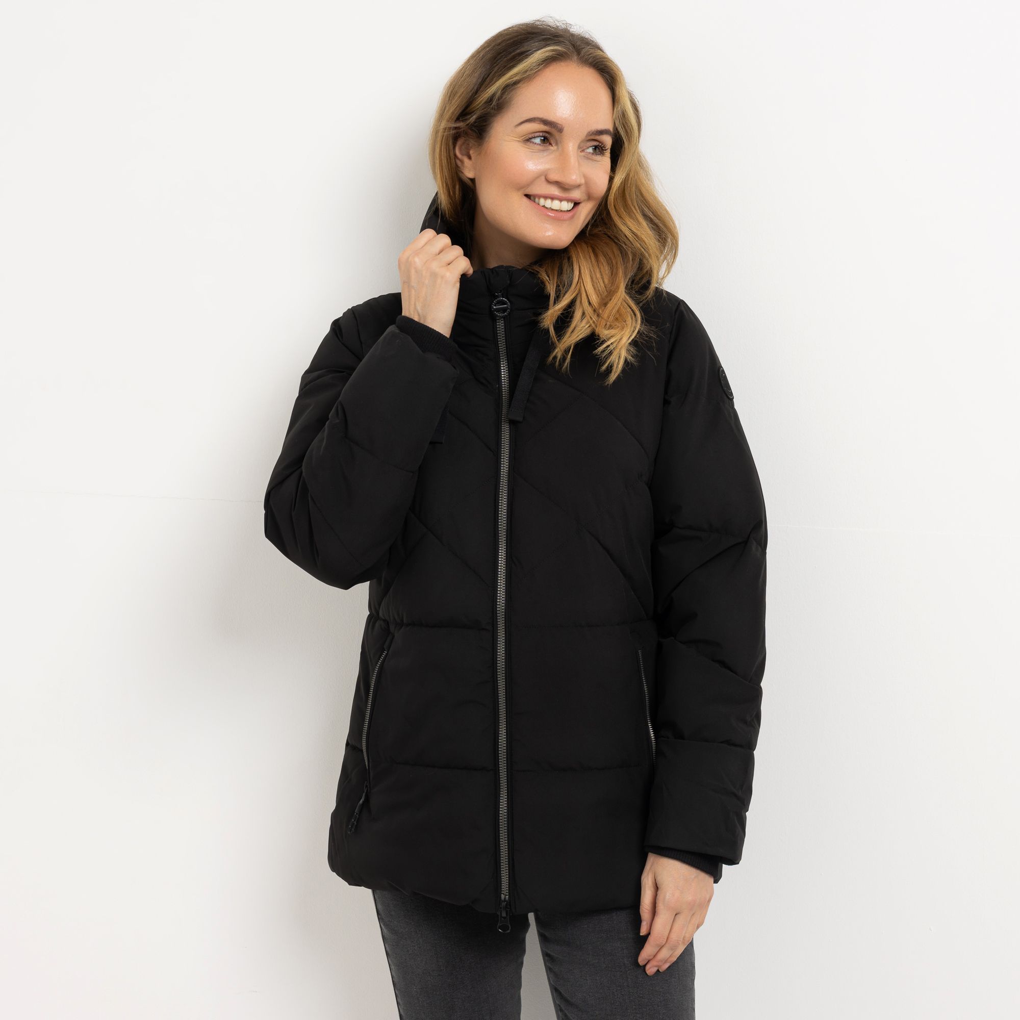 B-Ware CENTIGRADE ACTIVE Funktionsjacke Stehkragen mit Kapuze 2-Wege-Reißverschluss