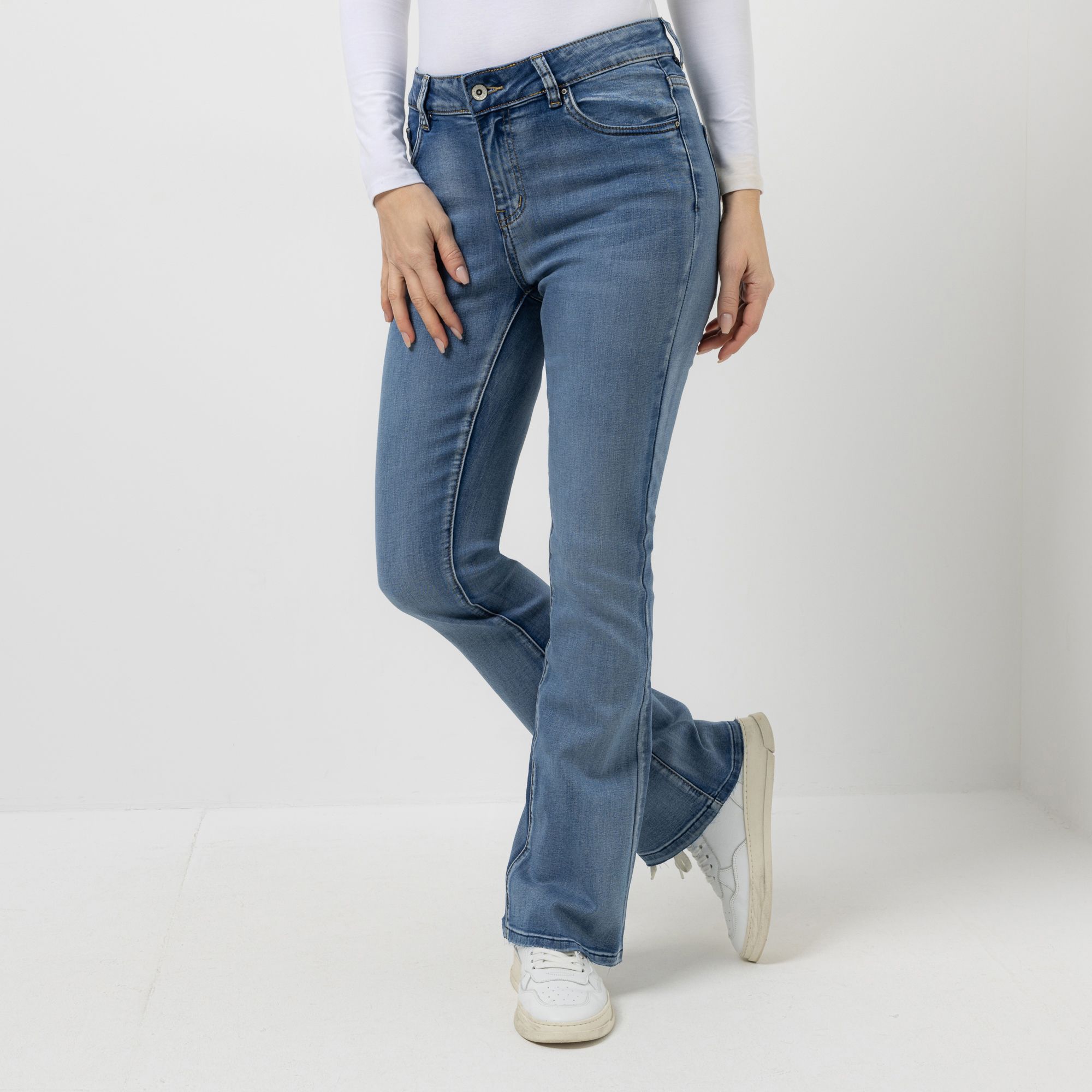 B-Ware DINE 'N' DANCE Jeanshose 1/1-Länge 5-Pocket-Style