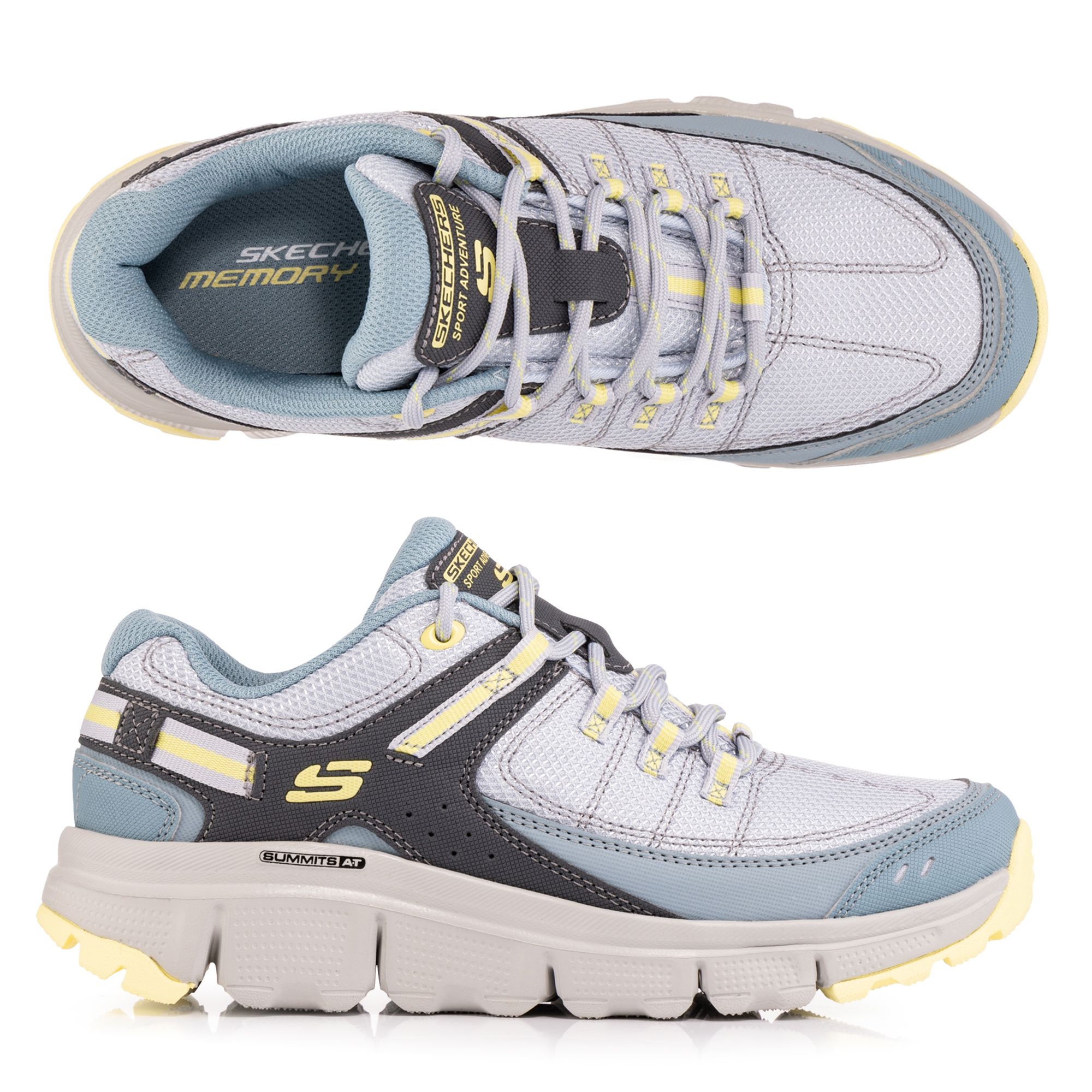 B-Ware SKECHERS Damen-Schnürschuh Summits At-Artists Materialmix
